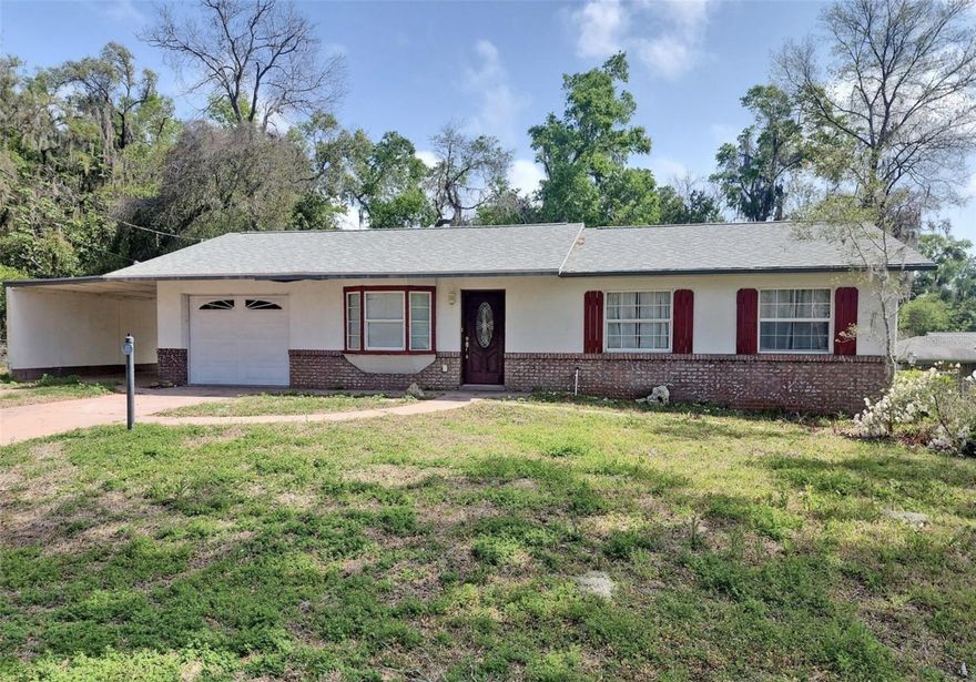 Welcome home to this cute and cozy 3-bedroom, 1-bath gem offering comfort, functionality, and a great location! Inside, you’ll find hard flooring throughout for easy maintenance and a clean, modern feel. The well-designed floorplan features a spacious living room and a dining area conveniently located just off the kitchen—perfect for everyday living and entertaining. The kitchen comes equipped with classic white appliances and provides a bright, welcoming space to prepare meals. French doors open to a large family room addition, complete with a charming bay window that fills the space with natural light—ideal for a second living area, playroom, or movie room. This home also offers excellent parking and storage options with both a covered carport and a one-car garage—perfect for creating a workshop space or extra storage. Step outside to enjoy the backyard, where a large wood deck creates the perfect setting for relaxing, grilling, or hosting gatherings. A storage shed adds even more convenience for tools, hobbies, or outdoor gear. Situated near Legacy Elementary School and the scenic Santos Greenway trails, this home offers easy access to schools, outdoor recreation, and everything the area has to offer. Don’t miss your opportunity to own this charming home—schedule your showing today and see all it has to offer!