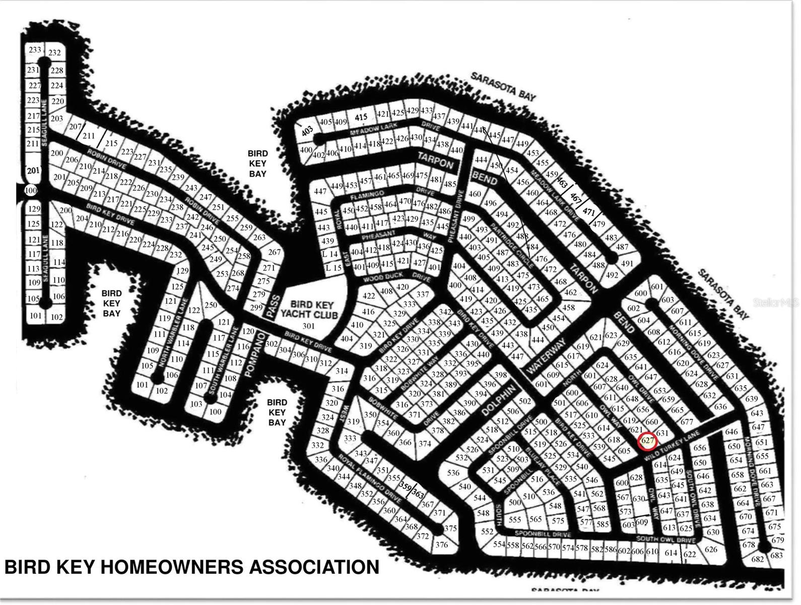 BIRD KEY SUB - Residential