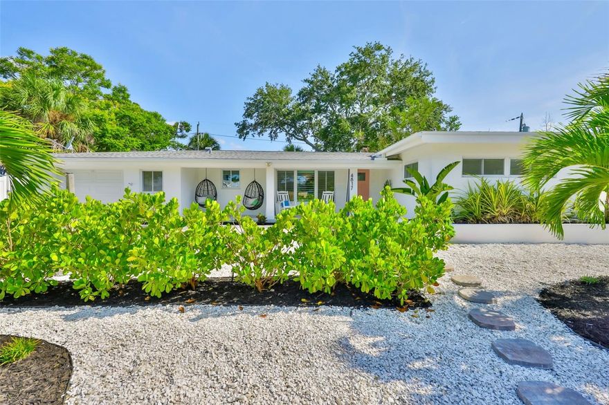 IT IS YOUR LUCKY DAY! Buyers financing fell through. THIS GEM IS THE ONE YOU'VE BEEN WAITING FOR!  Experience modern coastal living at its finest in the heart of Gulfport’s sought-after Marina District! This stunning 2-bedroom, 2-bath single-family POOL HOME is a true showstopper. Within one mile of everything Gulfport has to offer—no chain stores, no parking meters, just pure Old Florida charm.  From the moment you arrive, prepare to be wowed. Step onto the welcoming front porch, where a cozy swing and sitting area invite you to enjoy your morning coffee or evening cocktail amid the beautifully designed, low-maintenance xeriscape yard. Inside, a light-filled open floor plan connects the brand new kitchen, dining, and living areas—all with views of the sparkling salt water pool. Gleaming polished terrazzo floors run throughout, adding a modern yet timeless touch. The gourmet kitchen is a dream, featuring all-new Samsung Bespoke appliances, a farmhouse sink, butcher block countertops, floating shelves, and a quartz-topped island perfect for entertaining. The spacious primary suite offers two closets and an en suite bath with a walk-in shower. French doors lead to your private backyard oasis—complete with salt water pool enclosed by a brand new screened lanai with UV protection, and a cozy fire pit area just beyond. Whether it’s a sunny pool day or a starlit night by the fire, this backyard is built for relaxation. Additional highlights include a laundry and storage area with direct pool access, and an oversized one-car garage.  Located just blocks from Gulfport’s historic downtown waterfront village, with easy access to fishing, dining, shopping, the Gulfport Casino, parks, beach, and community center. With events like the Tuesday Fresh Market, First Friday Art Walk, and 3rd Saturday IndieFaire, there’s always something happening in this vibrant, funky town.