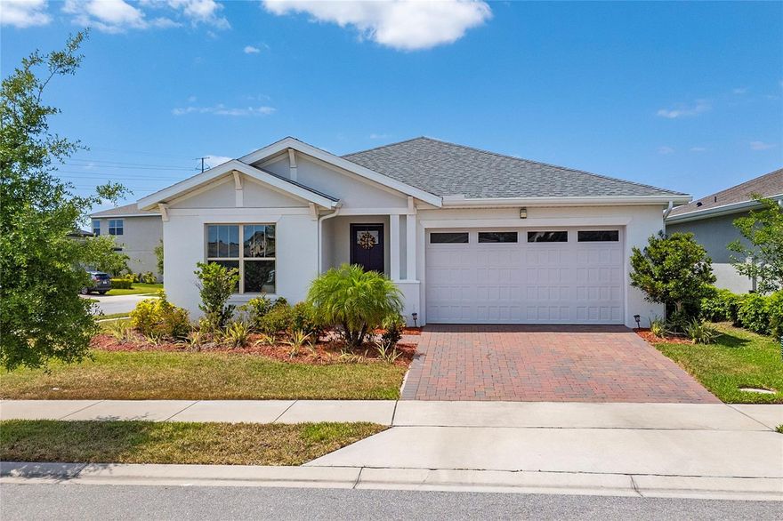 **PRICE ADJUSTMENT ALSO INCLUDES SOLAR PANELS AND $10K credit to buyer**Don’t miss this 4-bedroom, 2-bathroom home located on a desirable corner lot in the charming Villages at Harmony. This beautifully maintained residence offers a spacious and functional split floor plan, filled with natural light and thoughtful upgrades. The open kitchen overlooks the living and dining areas, ideal for both everyday living and entertaining. The generously sized master suite is a peaceful retreat, complete with a walk-in closet and a private bath featuring a stand-up shower. Three additional bedrooms provide flexibility for guests, a home office, or growing families. Solar panels add incredible value and long-term savings, offering sustainable living without sacrificing comfort. Enjoy outdoor living in the private backyard, with extra space thanks to the corner lot location. Located in a community known for its excellent schools, parks, trails, and family-friendly amenities, this home is the perfect combination of style, efficiency, and convenience. Schedule your private showing today!