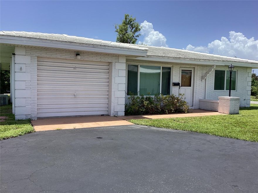 Opportunity knocks- LOW HOA FEES- 55+ Community- Many updates have been done,Hurricane impact windows 2023, Electrical box change out 2025, ceramic plank flooring in areas, carpeting in Bedrooms. Great opportunity for investors or cash buyers looking for a conveniently located home close to restaurants, beaches, Warm Mineral Springs & Shopping.