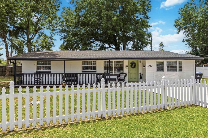 This immaculate 3-bedroom, 1-bathroom corner home is truly one of the best properties available in the Apopka area, sitting on a spacious 0.21-acre lot. With a fully renovated kitchen, a master bedroom featuring a recently installed laminated floor, and a bathroom with a new sink and toilet, this home stands out from the rest. Enjoy ceramic tile and laminate flooring throughout, a brand-new water heater (2026), and an almost-new roof (2023). The porch provides another area to sit and relax in the morning or the evening, spending some family time.  The fully fenced backyard provides privacy and plenty of outdoor area, and the 2-car detached carport adds extra convenience. With no HOA or CDD fees, this home is a rare find. Conveniently located off 436, it is close to Publix, Walmart, Costco, Sam's Club, Wekiva Springs State Park, and numerous dining options. Major highways such as US 441 and I-4 are easily accessible. This move-in-ready home offers unmatched comfort, cleanliness, and a peaceful atmosphere. Opportunities like this don’t come often—homes of this caliber don’t last long on the market. Bring your buyers to purchase this GEM!