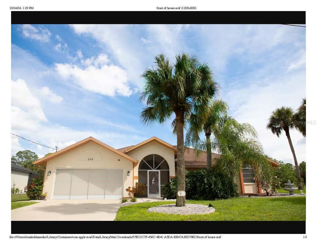 Photo of 292 Mccabe Street, Port Charlotte, FL 33953 (MLS # A4710719)