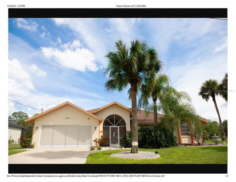 Photo of 292 Mccabe Street, Port Charlotte, FL 33953 (MLS # A4710719)