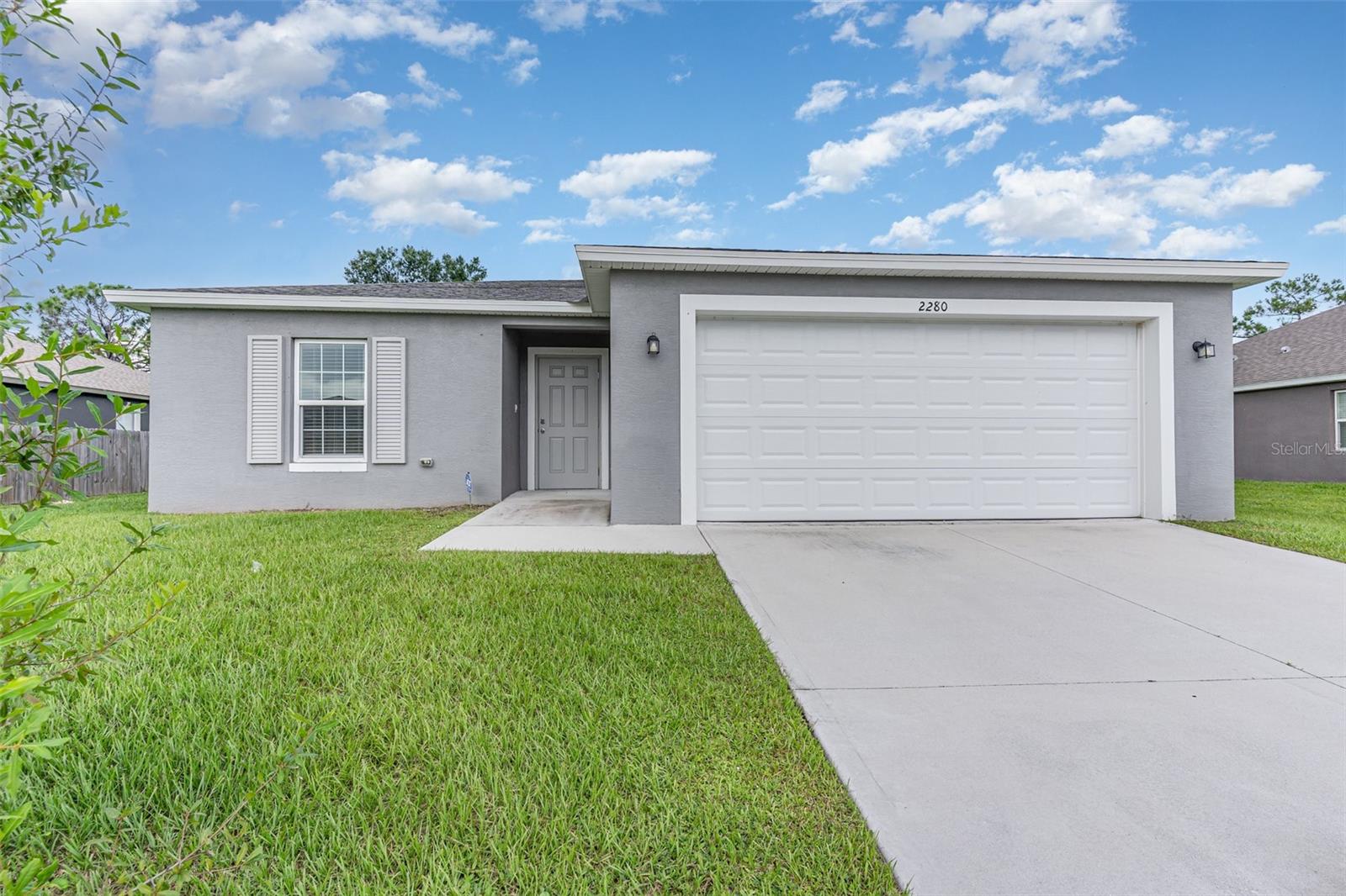 Welcome to this beautifully designed 4-bedroom, 2-bathroom single-story home built in 2023. The open floor plan creates a spacious and inviting living area, ideal for everyday living and entertaining. The kitchen features stainless steel appliances, painted cabinets, and granite countertops for a sleek, modern look. Tile flooring extends throughout the home, offering both style and durability.