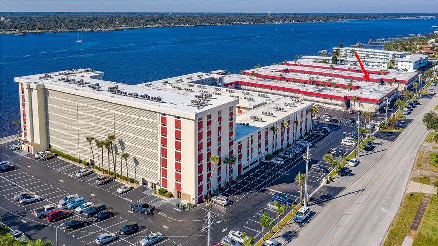 Experience effortless riverfront living at Riverside Condos in Sunny Daytona Beach Florida! This beautifully renovated 2-bedroom, 1-bath residence offers just under 1,000 square feet of refined coastal comfort with sweeping river views. Completely remodeled from top to bottom, the condo features high-end finishes, modern fixtures, and a thoughtfully designed open layout that maximizes light and scenery. Spacious Kitchen accompanied by brand new cabinetry, stainless appliances, impeccable backsplash, and more! Beautiful & consistent flooring throughout! Enjoy peaceful mornings and relaxing evenings overlooking the water, all within a well-maintained, hands-off community ideal for full-time living or a low-maintenance retreat. Luxury meets relaxed Florida lifestyle in this move-in-ready riverfront gem!