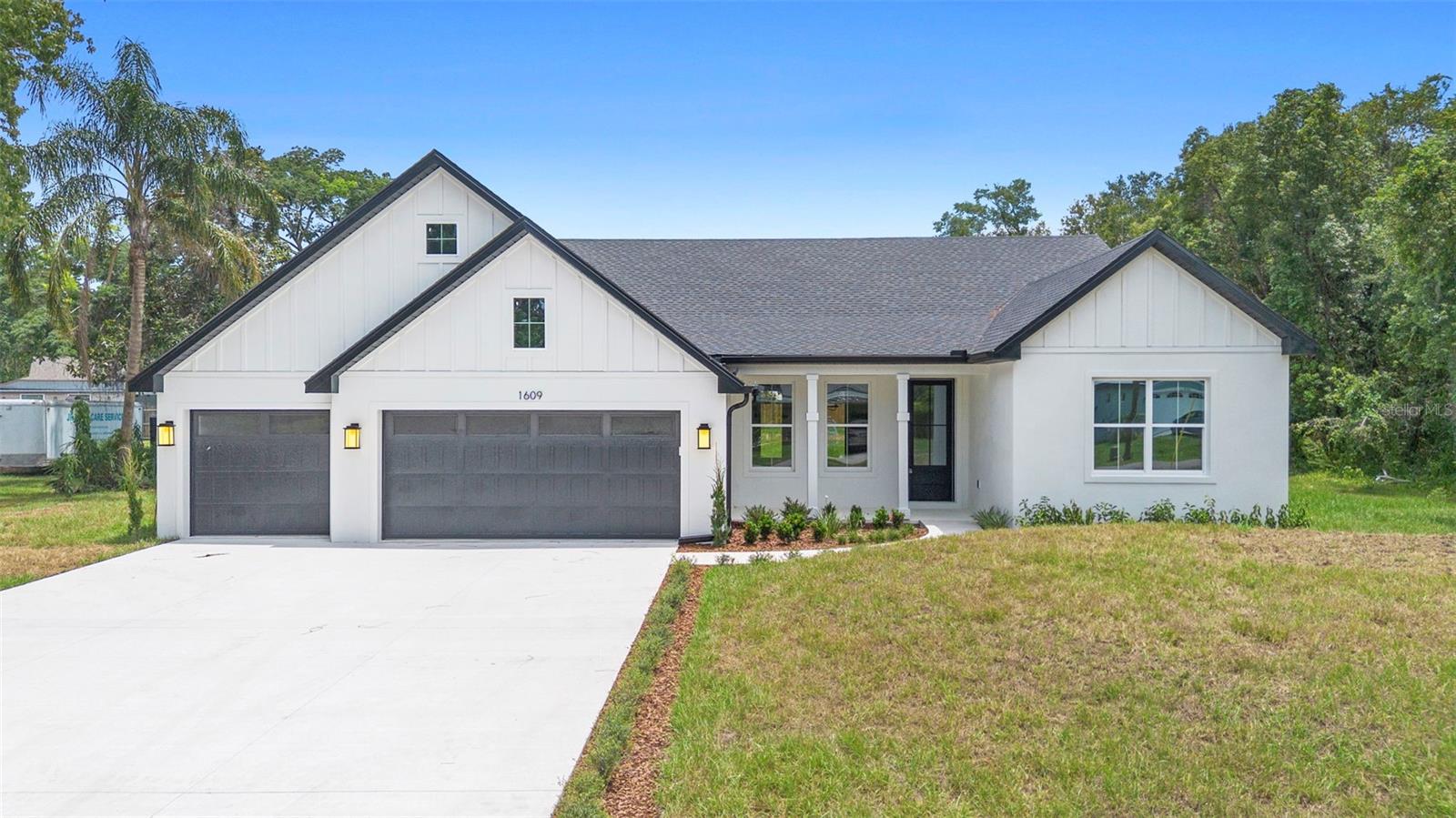 Welcome home to 1609 Lake Downey Drive, your brand new construction home awaits! This beautiful, spacious 2000sf home under air features a true 3-way split floorplan, providing privacy and comfort for everyone. The property sits on over half an acre, offering plenty of outdoor space for relaxation and entertainment. Inside, you'll find four generously sized bedrooms and three well-appointed bathrooms, ideal for both family living and hosting guests. Tastefully designed with ceramic tile throughout all main living areas, lovely quartz countertops, 42" cabinetry with island in kitchen including carpeting in all bedrooms.
The home also boasts a 3-car garage, perfect for car enthusiasts or additional storage. No HOA means more freedom and flexibility, all while being centrally located providing easy access to shops, schools, and major highways.
Whether you're entertaining indoors or enjoying the outdoor space, this home has it all!
