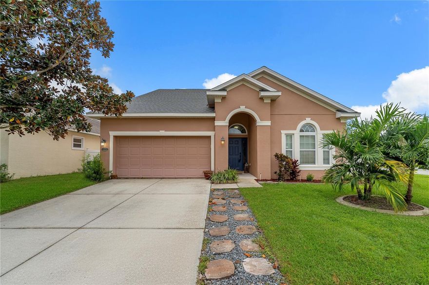 Welcome to 7800 Stoney Hill, nestled in the desirable Palm Cove community of Wesley Chapel. Priced at $399,900, this beautifully maintained 4-bedroom, 3-bath, 2,410 sq. ft. home sits on a spacious corner lot and perfectly blends comfort, style, and functionality.  Enjoy peace of mind with a 2-year-old roof, updated stucco and exterior paint (2016), and a fully fenced yard. The open, light-filled layout offers an easy flow throughout the main level, where all bedrooms are conveniently located downstairs - except for one guest room and a bonus room upstairs, providing flexibility for guests, a playroom, or a home office.
The kitchen features ample counter space and modern finishes, opening to spacious living areas perfect for entertaining. The master suite is a peaceful retreat with private sliding doors leading to the screened porch, ideal for morning coffee or evening relaxation.  Step outside to enjoy the newly added screened porch (2023) and a large, fenced backyard offering space to unwind and play.  Located just minutes from top-rated schools, shopping, dining, and major highways, this Palm Cove gem offers the perfect balance of comfort and convenience.  7800 Stoney Hill -- your next chapter begins here.