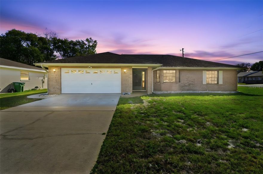 Welcome to this well-maintained one-owner home at 1877 Veronica Ave in Deltona. Offering over 1,700 square feet of living space, this 3-bedroom, 2-bath home features a split floor plan that provides added privacy for the primary suite. The spacious primary bedroom includes a large walk-in closet and private bathroom, creating a comfortable retreat. Inside, you’ll find two separate living areas, giving you plenty of flexibility for entertaining, relaxing, or creating a home office or bonus space. The layout offers great flow and room to spread out. Situated on a large corner lot, the property provides plenty of indoor and outdoor space for entertaining or simply enjoying the Florida lifestyle. Conveniently located near shopping, dining, and with quick access to I-4, commuting to Orlando or Daytona Beach is easy. This is a solid, one-owner home in a great Deltona location ready for its next chapter.