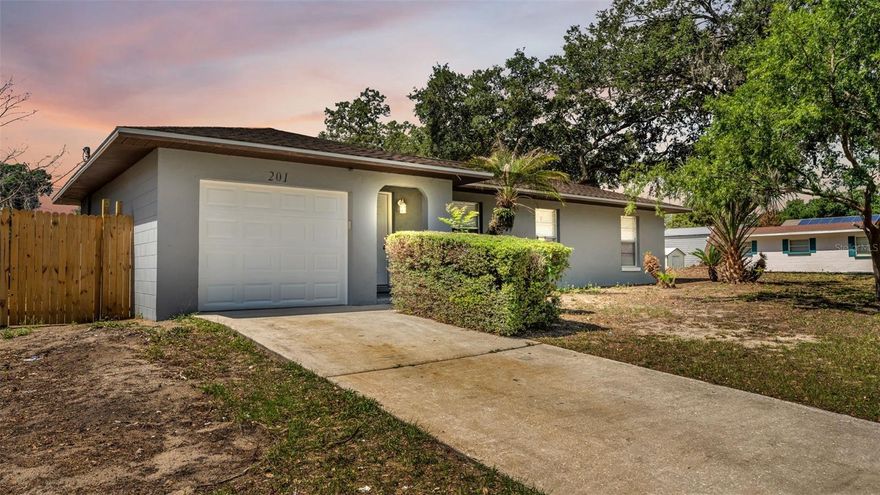 This property is USDA approved, which means qualified buyers may be able to purchase with $0 down! Welcome to this beautifully remodeled home in the heart of Davenport! From the moment you walk in, you'll love the fresh, modern feel with a brand-new kitchen, updated bathrooms, new flooring throughout, and a new roof already taken care of for peace of mind. Sitting on a desirable corner lot, this home offers a comfortable layout, a 1-car garage, and a huge backyard with plenty of space to relax, entertain, let the kids or pets play, or even create your own outdoor oasis. And when you're ready to get outside, you're just a short walk from the newly renovated park — perfect for families and those who love having green space close to home.
Location is a huge bonus here! You're just minutes from shopping, restaurants, schools, parks, medical offices, and major highways like US-27 and I-4, making it easy to get to Orlando, Disney, ChampionsGate, and all that Central Florida has to offer. Whether you work nearby or love being close to attractions and entertainment, this location makes everyday living convenient. If you've been looking for a move-in-ready home with updates already done and a great location, this one is definitely worth seeing.