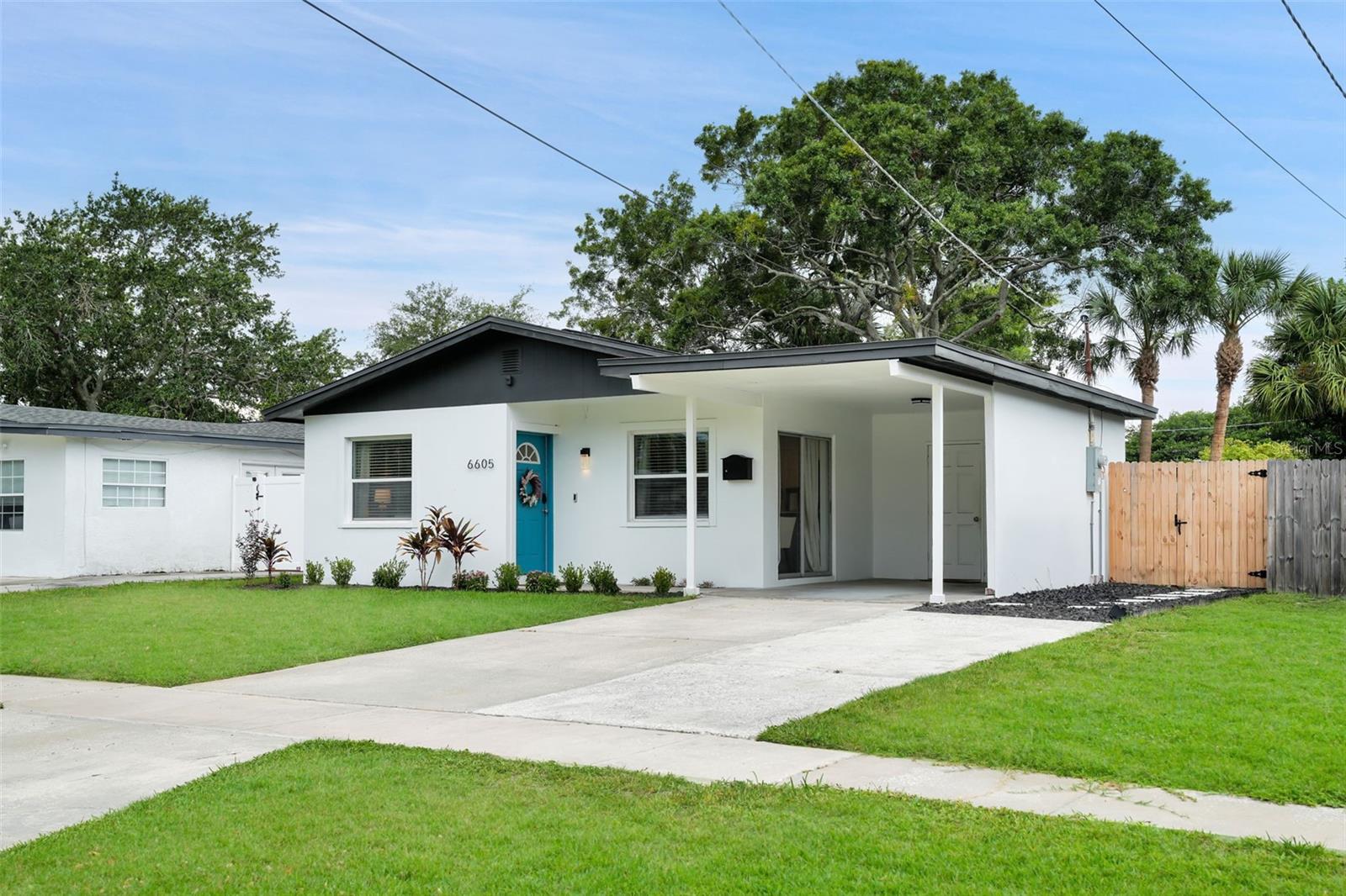 Cute, clean, and freshly remodeled home! Privately fenced backyard with wood deck for your outdoor enjoyment. AVAILABLE NOW, 12-MONTH LEASE. Front door opens up to a very comfortable living room shared with a bright airy kitchen featuring stainless steel appliances, quartz countertops, soft close cabinets, and wood-look tile floors. NO CARPET THROUGHOUT. Terrific location for military servicemembers looking to stay close to Macdill AFB; also about 5 minutes to the Gandy Bridge quickly connecting you to St. Pete/Clearwater! Contemporary new restaurants & shoppes of Westshore Marina District not far away. Ample parking (with additional carport) for residents & guests, and 2025 washer/dryer conveniently included. The finishes in this home you will not find everywhere - schedule your showing today.