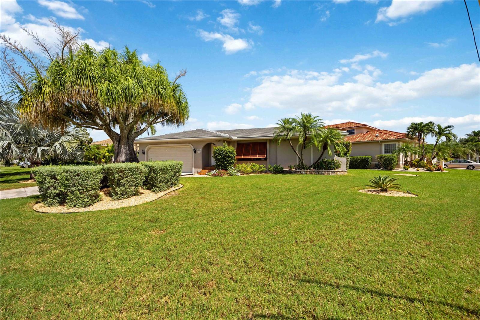 Welcome to this beautifully maintained 2 bedroom, 2 bathroom waterfront home located in the desirable community of Burnt Store Isles in Punta Gorda. Enjoy Florida living at its finest with a sparkling heated pool overlooking a wide canal, perfect for relaxing or entertaining. The property features a private concrete dock, offering direct access to the canal—ideal for boating, fishing, or simply enjoying the serene water views. Inside, the home offers a bright, open layout with spacious living areas, a well-appointed kitchen, and comfortable bedrooms. This rental also includes lawn service and pool service! Nestled in a quiet neighborhood known for its boating access and golf course lifestyle, this home offers both privacy and proximity to downtown Punta Gorda, restaurants, shopping, and marinas.
All Florida Suncoast residents are enrolled in the Resident Benefits Package (RBP) for $65/month which includes liability insurance, credit building to help boost the resident's credit score with timely rent payments, up to $1M Identity Theft Protection, HVAC air filter delivery (for applicable properties), move-in concierge service making utility connection and home service setup a breeze during your move-in, our best-in-class resident rewards program, on-demand pest control, and much more! More details upon application.