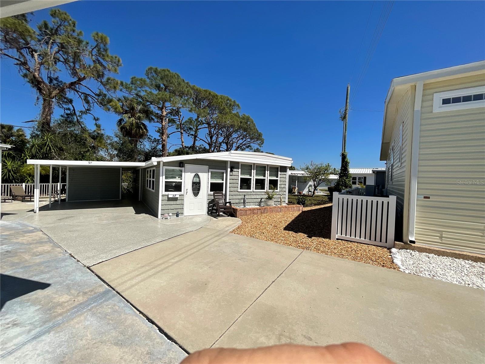 NEW RUBBERIZED ROOF INSTALLED NOV 2024 WITH WARRANTY!!
RECENT PRICE ADJUSTMENT! MUST SEE!
Beautifully renovated BEACH Cottage Home centrally located minutes from Americas number one BEACH…SIESTA KEY!
Situated within the sought after age qualified, resort style community of SOUTHWINDS, This cozy 2/2 Home is centrally located with
Easy access to Shopping, dining and entertainment as well as The soft sand BEACHES of Floridas gulf coast.
This IMMACULATELY maintained home offers an additional 250 square feet of living space in the way of an added bonus room complete with Bedroom and bathroom!
The Long list of updated features include:
A NEW ROOF
RECENT WOOD LAMINATE FLOORS
FRESHLY PAINTED INSIDE
UPDATED INTERIOR CEILING
MULTIPLE CEILING FANS
CENTRAL AC
Let’s talk about the Exterior.
The exterior lot offers:
A PRIVATE, WOODED BACK YARD
METICULOUSLY MAINTAINED LANDSCAPING
AN UNDERCOVER CAR PORT WHICH CAN EASILY ACCOMODATE 2 VEHICLES
A PATIO WHICH NEARLY SURROUNDS THE ENTIRE LOT!
AN ATTACHED STORAGE SHED
SOUTHWINDS Community Amenities are as follows:
HEATED SWIMMING POOL
CABLE TV
LAWN CARE
GARBAGE REMOVAL
***WATER AND SEWER***
ON SITE MANAGEMENT
SHUFFLEBOARD
HORSE SHOE PITS
LIBRARY
GUEST PARKING
SPACES FOR RV AND BOATS
HURRY!
WELCOME TO ENDLESS SUMMER!