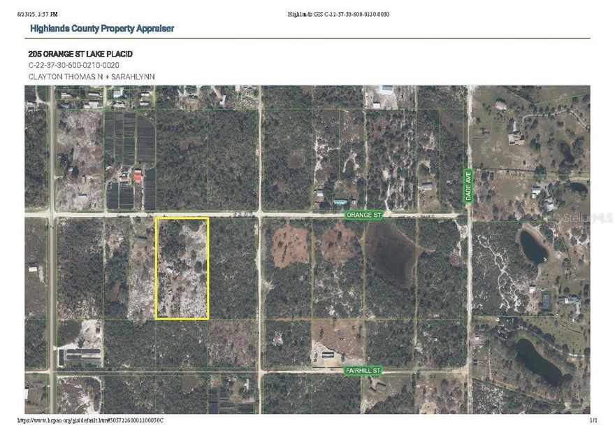 This 4.85 acre lot in Sunn Lakes Estate Acres is fully fenced with a locking gate on Orange Street. The property has been partially cleared and the zoning is AU.