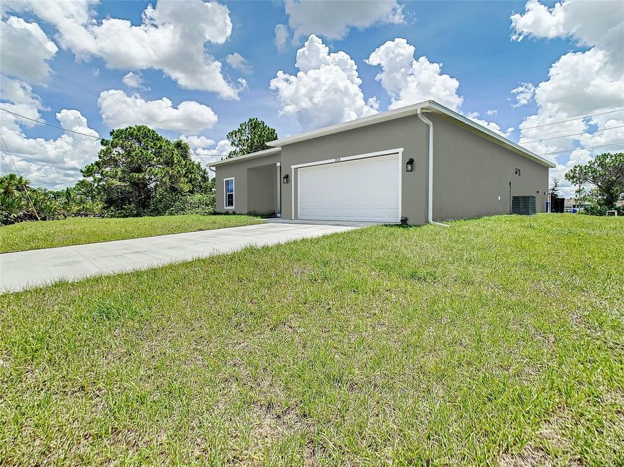 Under Construction. Nearly completed new home, move in before Christmas! This home is packed with desirable features, including a beautiful paver driveway, safe hurricane impact storm windows, pre-wired generator plug for immediate use after Hurricanes as needed, stunning quartz stone counters, durable wood shaker cabinets, and hardwood-look tile that flows throughout the home. It's truly a dream home that combines style and functionality.

You'll be pleased to know that Mardon Construction, the builder behind this masterpiece, has an outstanding reputation. With a BuildZoom score in the top 5% of licensed contractors in Florida, you can trust in their expertise and commitment to quality.To make your homebuying journey even smoother, get $2500 toward lender credits and prepaids. These can help make the purchasing process more affordable and convenient for you.

While the provided description gives you a great overview, we understand that you may have specific questions or require more detailed information. Feel free to reach out to us anytime for further assistance or to verify specific details that are important to you as a buyer. We're here to help make your homebuying experience as smooth and enjoyable as possible!