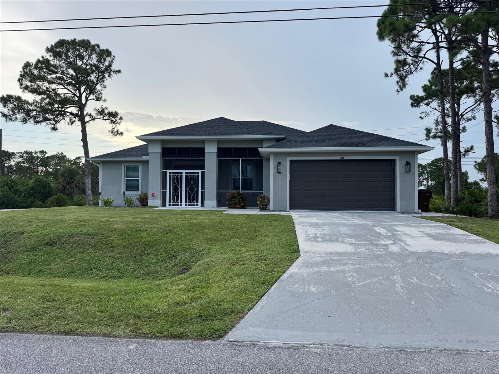 Contractors, RV Owners or You just like your privacy, then this home and property is for you!
1940 sq/ft 3 Bed 2 bath pool home is situated on THREE 80' x125' LOTS with buffers of trees on both ends and yet there is still more room for parking a Class A RV, with a 30 amp outlet and water faucet nearby, boats, toy trailers, sheds, you name it...NO HOA!
This home also has No Carpet! Tile Floors throughout, Crown molding and high ceilings in the living, dining and kitchen and primary bedroom. Ceiling fans in Living, bedrooms, and office/den controlled by remotes, with lights and dimmers. Other dimmers control bathrooms, dining table and kitchen as well. You will find Tray Ceilings located in the living area and Primary Bedroom. Zero corner glass sliders in the living area opens up to the lanai (pre-plumbed for an outdoor kitchen) and 10x20 pool that features a Badu Water Jet, for walking and swimming resistance. All windows have white, faux wood blinds, except for the transom windows.
Yard is kept in shape with a well irrigation system using a 5-zone Rainbird controller.
EXTRA FEATURES include SOLAR PANELS, XFINITY Alarm System, Gutters with LeafFilters installed to keep them clean and flowing. Indoor Laundry Room has a sink with plenty of above and below storage.
What are you waiting for? Come see this house and see what it offers you!
*Over $128,645 in improvements have been made (see attachments)