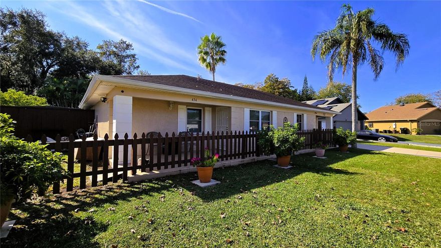 Discover this beautifully maintained home at 434 Kentucky Woods Ln W, offering privacy, upgrades, and NO HOA. The oversized fenced backyard is a true sanctuary, backing to a peaceful conservation area and surrounded by mature landscaping, including a unique mature curry tree. The space features a sparkling pool, new pool liner, and new screened enclosure, creating an outdoor retreat where you instantly feel relaxed and at peace the moment you step outside.

Inside, the home includes new energy-efficient windows, a new patio sliding door, new A/C (2021), and a new water heater. The finished garage adds a bonus bedroom, making the home functionally three bedrooms instead of two, perfect for extra space or flexibility.

Conveniently located less than a mile from the Meadow Woods SunRail station, close to major highways, the airport, Lake Nona, and shopping, while just 20–25 minutes from Disney and Orlando’s top attractions. Pride of ownership shines throughout this move-in-ready home.