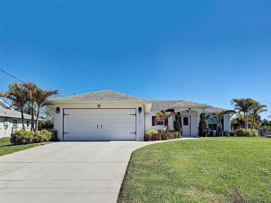 PREMIUM RESIDENCE - CONSTRUCTED BY WARREN HOPE BUILDERS - KNOWN FOR QUALITY AND CRAFTSMANSHIP - FEATURES SEAMLESS TILE FLOORING, STAINLESS APPLIANCES, SPLIT BEDROOM PLAN, FULL INSIDE LAUNDRY - TWO CAR GARAGE  AND COVERED SCREENED LANAI. 
You must see this beautiful home that shows like new with open concept and vaulted ceilings. The kitchen center feature is a 8 foot long granite top Island. Abundant soft close cabinetry, closet pantry and tons of counter space! All impact rated windows and doors keep this home energy efficient and safe!
This home is well appointed, comfortable and has a beautiful setting - property sits on the March Waterway which gives you delightful views of wildlife and  a gathering spot for Florida waterfowl. You are just a 10 minute drive to the glistening shores of Manasota Key and 13 minutes to lively Historic Dearborn Street.
There is golfing, fishing, hiking, swimming and nature exploration at your fingertips! 45 miles to the Sarasota International Airport - 25 miles to the Punta Gorda Airport. This location and conveniences make this property a perfect choice for anyone! Seller will consider selling furnished.
 COME CHECK THIS OUT BEFORE IT'S GONE!