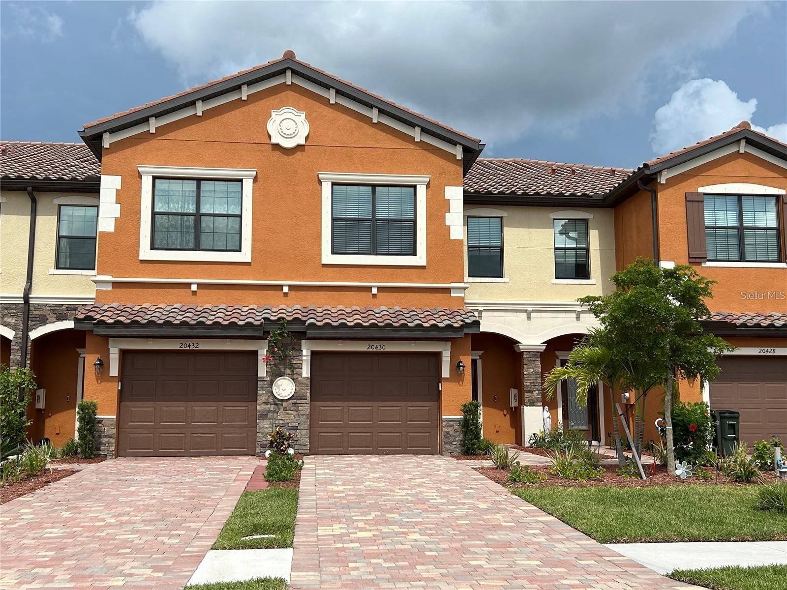 Lovely two story, three bedroom two and a half bath luxury town home located in beautiful Wellen Park in the resort style gated community of Gran Paradiso. Plenty of room for the whole family in this Berkley floor plan with 1,879 square feet of living space. This home boasts tile floors, stainless steel appliances, granite counter tops. The well-appointed spacious Master features an en- suite bath with walk -in shower and double sinks. Enjoy the gorgeous lake view as you walk through the leaded glass front door. Spacious lanai is perfect for morning coffee or entertaining guests for dinner. One car garage gives you direct access into the home for convenience. This gated community offers a beautiful resort style pool, clubhouse with sauna, library, fitness classes, state of the art fitness center, tennis courts an activities director and more. Call for a showing today! Great location, close to The Cool Today Stadium, Downtown Wellen Park dining and shopping, gulf beaches, downtown Venice and Sarasota. Located in Wellen Park Venice - 10 Mins from the area's Best Beaches - Heart of The West Villages Home to the Atlanta Braves New Spring Training stadium - Access to the Areas Best Schools - Main Floor Open Concept - Screened in Lanai - Private Preserve Views in the back - 3 Bedrooms on Second Level. Call for a showing today.
