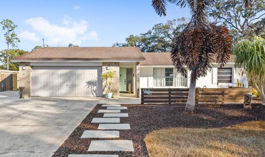 Under contract-accepting backup offers. Welcome to 95 Hickory Tree Road, a completely renovated and exceptionally maintained home tucked away on a prime corner lot in the heart of Longwood. Set beneath beautiful mature oak trees and surrounded by lush landscaping, this property sits on nearly three-quarters of an acre and even includes a private pond with amazing views!
This move-in-ready home has been completely renovated and includes new features like: new flooring, a fully remodeled kitchen, and updated bathrooms. The outdoor living space is a standout, featuring a private pool, putting green, pergola, and multiple areas to relax and enjoy the garden views. Inside, the home offers an inviting atmosphere with a versatile layout. The light-filled kitchen boasts generous cabinet space, a large kitchen island, newer appliances, and panoramic views of the beautifully landscaped garden, with seamless access to the outdoor entertaining areas.
The home features a split floor plan. The primary suite includes a walk-in shower and walk-in closet. Three additional bedrooms are located on the opposite side of the home, and are situated adjacent to the pool bathroom. This home also features no HOA and a top rated school district, all while being in an established and desirable community. Schedule your private showing today.