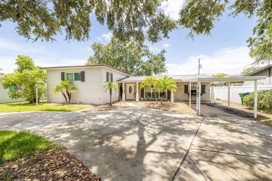 Beautifully updated 3-bedroom, 2-bathroom South Tampa pool home featuring modern upgrades, easy living, and low maintenance. This home has not experienced flooding and offers lasting peace of mind with hurricane-impact windows (2023), a durable metal roof, and upgraded plumbing with PEX water lines (2025) and PVC waste line (2025). 
Inside, benefit from a brand-new water heater (2025), AC Replaced in 2019, and a new 2nd-floor washer and dryer (2025) conveniently located near the bedrooms in the upstairs hallway closet. A newly installed French Drain (2025) ensures optimal drainage, while the backyard oasis features low-maintenance turf, exterior lighting in the front, back, and pool areas, and a covered paver patio perfect for year-round entertaining or relaxation. 
Step outside to your private pool, surrounded by easy-care landscaping. An additional storage room attached to the back porch provides extra space and convenience.
Located just minutes from top-rated schools, MacDill AFB, shopping, dining, St. Pete, and the Selmon Expressway, and all that South Tampa has to show.