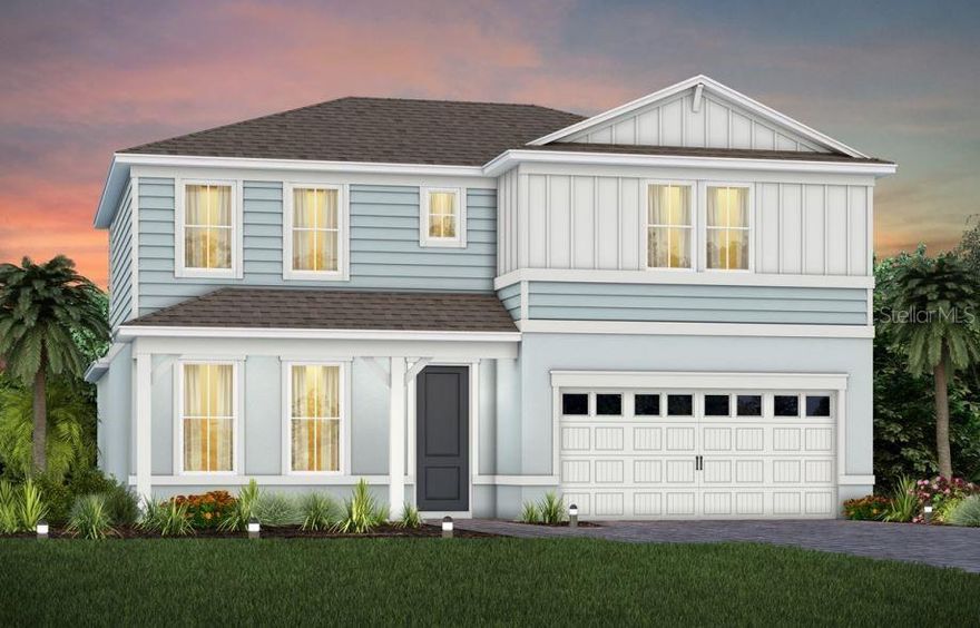 Under Construction. Willow Ridge is a new construction single-family home community with gorgeous views from some of the highest hills in Florida, located in one of the most unique areas in Central Florida- the quaint Town of Montverde. Montverde is a quiet town with a rural and charming feel, yet with everyday conveniences located close by. Only minutes away from Mt. Dora, Downtown Winter Garden, Clermont and recreation around lake Apopka, shopping, dining and entertainment are nearby. Willow Ridge is zoned for highly rated schools and is located less than one mile from the Turnpike. This gated, natural gas community will offer gorgeous oversized homesites in a tranquil setting, a private community pool with cabana, a fire pit area, 1 Gig of internet with streaming TV – and no CDD. Visit us to make this home yours and see why Willow Ridge is the absolute best community in Montverde to call home!
At Pulte, we design homes with your lifestyle in mind, ensuring that every detail enhances both comfort and convenience. Our new two-story Whitestone home combines modern elegance with practical living, offering 5 bedrooms, 4 full bathrooms, and a 2-car garage. Upon entry, you’re welcomed by a secondary bedroom and bathroom, perfect for guests. The foyer leads you toward the heart of the home, where the kitchen, gathering room, and café seamlessly flow together, all overlooking the covered lanai. Natural light pours in from the pocket sliding glass door, creating an inviting atmosphere throughout. The heart of the home is the chef-inspired kitchen, where 42" Winstead Frost cabinetry meets luxurious Quartz countertops and decorative tile backsplash. Thoughtfully designed features like soft-close drawers, easy-reach corner cabinets, double roll-out trays, and a waste basket drawer make the kitchen as functional as it is beautiful. An upgraded faucet and stainless-steel single-bowl sink enhance the space, while the built-in Whirlpool stainless steel appliances—including natural gas cooktop and a refrigerator—ensure you have everything you need for both everyday meals and special occasions. Pendant lighting pre-wiring adds the perfect finishing touch. The owner’s suite, conveniently located on the main level, is a luxurious retreat. It features an en suite bathroom with a walk-in shower with a rain shower head, quartz-topped dual vanity, private water closet, and an expansive walk-in closet. Upstairs, the spacious loft provides additional living space, while three additional bedrooms and two full bathrooms, one of which is en suite, offer ample room for relaxation. Throughout the home, professionally curated design selections and premium finishes elevate the living experience. Wood-look porcelain tile spans the entire first floor and upstairs bathrooms, while soft, stain-resistant Shaw carpet enhances the loft and upstairs bedrooms. Additional touches such as brushed nickel plumbing fixtures and hardware, 2” faux wood blinds, Whirlpool washer and dryer, and Sherwin Williams Snowbound interior paint add both style and convenience. The open spindle railing at the first-floor staircase and luxury vinyl plank treads and risers complete the home’s elegant feel. Enjoy the convenience of modern living with a smart thermostat, smart doorbell, and LED down lights. This Whitestone home is where luxury and practicality meet. Don’t miss your chance to make this exceptional home yours—schedule a tour today!