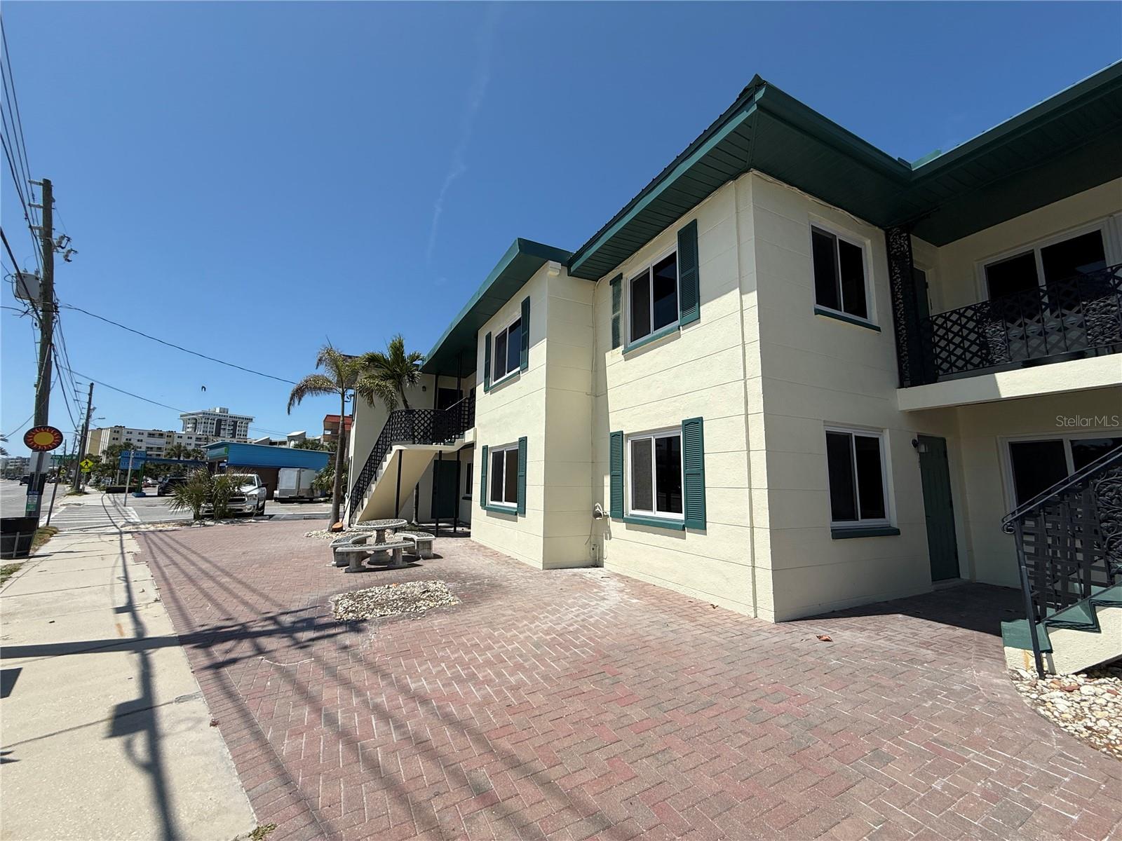 Live in Redington Shores at the Beach! This Cute 1 Bedroom, 1st Floor apartment Unit #102 is just 300 yards from the Gulf and Sandy Beach. Lovely location on Gulf Blvd on the West (Beach) side of the street. No need to cross Gulf Blvd to get to the Beach! Public Beach access at the end of your street. Trolley stop on Gulf Blvd is nearby. Sorry, No smoking, No Pets. $160 Non-refundable Cleaning fee Required. Room sizes approximate.
