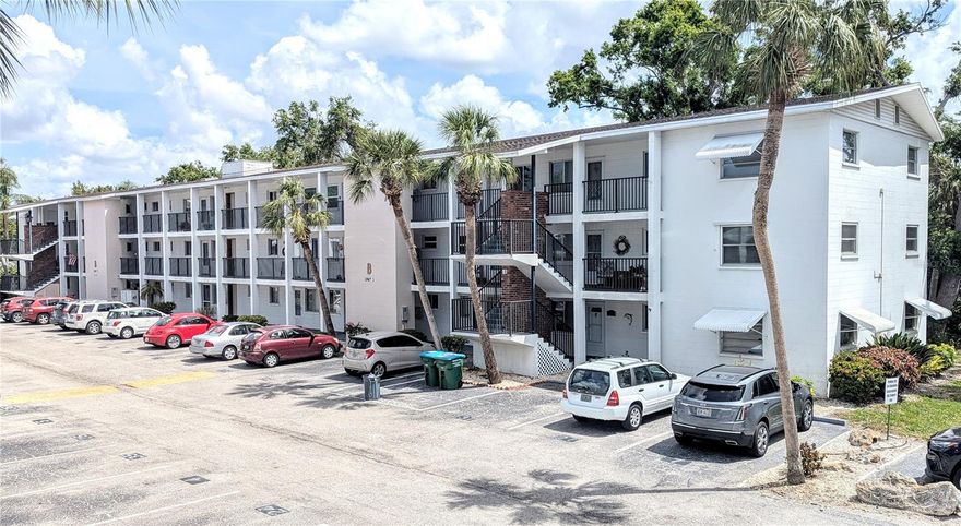 This quaint and well maintained 2 bedroom 2 bathroom end unit sits at the end of the street so no street noises to be heard here. The spacious kitchen has plenty of counters and cabinets for the person who enjoys cooking. The view out the back from the patio is perfect for someone who enjoys a quiet nature type of view, enjoy the outside with your morning cup of coffee or a evening meal. Some of the updates include LED lighting, newer flooring, and nice washer and dryer area, and the HVAC System and water heater are just a few years old. The Third Bayshore Condominiums is a great place to call home with friendly neighbors and so many activities in the clubhouse. Don't hesitate to own in a community that is so close to shopping, being just down the street with a Publix Grocery Store, Target, T.J. Maxx and several smaller shops and restaurants. You can enjoy Florida's World Class beaches which are just a short drive away, including Siesta Key and Anna Maria Island, and all the great restaurants, theaters, museums and much much more. This is a very affordable community with the monthly fees of just $354.75 per month which makes this perfect for the budget minded person.