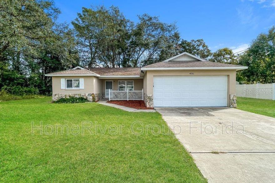 LEASING SPECIAL: Market rent $2045. Receive ONE MONTH free rent to be applied over the lease, making monthly rent $1875.
Available now, Picture yourself in this beautiful 3-bedroom, 2-bathroom house with a 2-car garage, offering over 1300 square feet of living space. Welcoming front porch and tile flooring throughout create a delightful entrance. The open floor plan includes a gathering room with a vaulted ceiling and ceiling fan. Dual sliding glass doors lead to the spacious backyard. The kitchen has stainless steel appliances, and tons of counter space and storage. The primary bedroom is generously sized and features an ensuite bathroom. Each bedroom is equipped with a ceiling fan. Great location. Located in a quiet neighborhood.