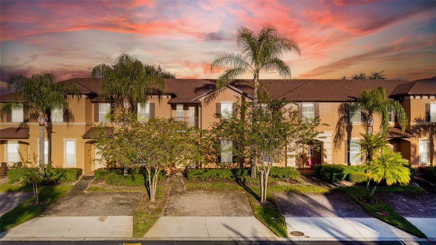 Incredible value – this opportunity won’t last long! FULLY FURNISHED and MOVE-IN READY, this 3-bedroom, 3-bath townhome in the sought-after gated community of Regal Palms at Highland Reserve is an ideal choice for a personal home, vacation retreat, or short-term rental investment. Featuring a NEW ROOF (2024), upgraded appliances, smart energy controls, and updated bathrooms with new countertops, sinks, and toilets, this home is both stylish and practical.

Step inside to a bright, open living and dining area with durable tile flooring and a sliding glass door that brings in abundant natural light while leading to the patio. To the right, the kitchen offers newly updated countertops, generous cabinet space, and upgraded appliances. The thoughtful main-floor layout includes a bedroom with direct access to a full bath, which can also be locked off and rented separately thanks to its own private entrance—perfect for generating additional income or hosting guests with privacy.

Upstairs, two spacious bedrooms each feature access to full bathrooms with upgraded finishes and shower/tub combos. The first bedroom enjoys a private balcony with no buildings directly in front of the property giving a peaceful retreat. 

Regal Palms offers resort-style amenities including a tropical pool with lazy river and slide, clubhouse, spa, fitness center, on-site dining, playgrounds, and sports courts—all within a gated community. Located in Davenport, you’re just minutes from shopping, dining, golf, and a short drive to Disney and Orlando attractions.

An exceptional value in Central Florida real estate, this townhome is perfect as an Orlando relocation home, Kissimmee property alternative, or Davenport vacation rental with strong income potential.

Contact us today for a private tour or more details before this opportunity is gone.