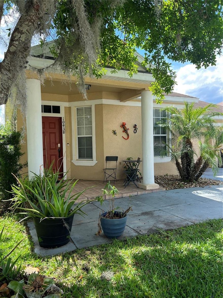This beautiful home in Lake Nona is the perfect blend of modern luxury and comfortable living. Located in a highly sought-after neighborhood, this property is zoned for Lake Nona High School, offering access to top-tier education for your family. The home is conveniently located close to all major roads and highways, making commuting a breeze. You'll enjoy easy access to all of the shopping, dining, and entertainment, while also being just a short drive away from some of Florida's most beautiful beaches. Inside, the home features a spacious and open floor plan with plenty of natural light, perfect for entertaining guests or spending time with family. The kitchen boasts high-end appliances and beautiful finishes, making meal prep a pleasure. You'll also appreciate the large master suite, which features an en-suite bathroom and plenty of closet space. Outside, the home is surrounded by lush landscaping, creating a serene and peaceful atmosphere. Whether you're enjoying a cup of coffee on the patio or hosting a summer BBQ with friends, you'll love the beautiful outdoor space that this property provides. Overall, this beautiful home in Lake Nona is the perfect place to call home, offering luxury, comfort, and convenience all in one.