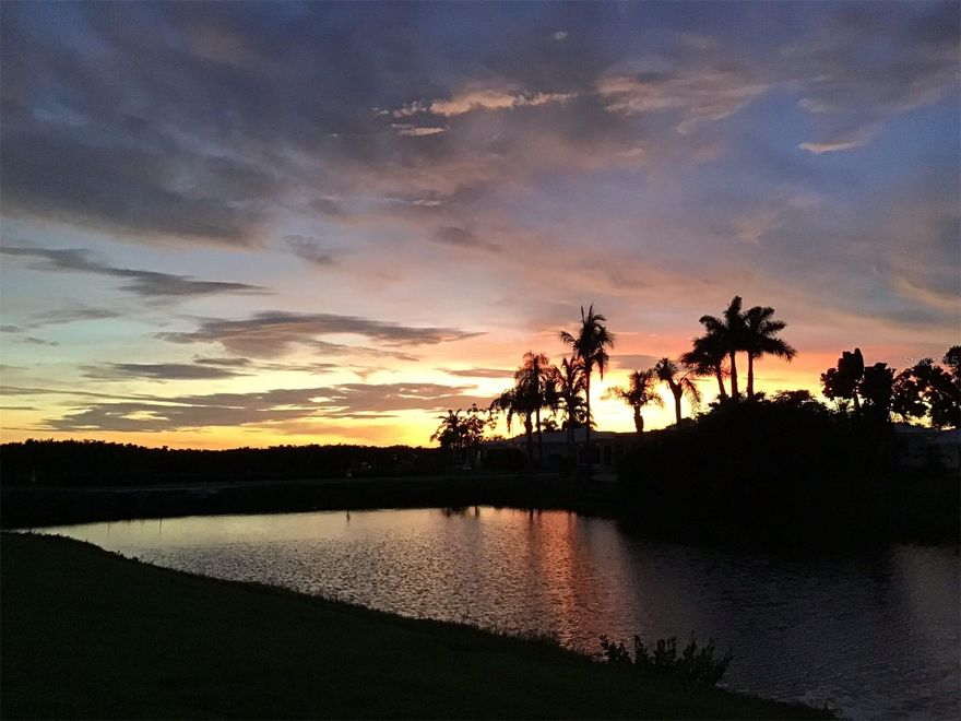 Imagine enjoying sunset after sunset overlooking the river and pond from your Florida room sitting on quality rattan furniture left for you. This location doesn’t get much better unless you factor in a spacious lot at the end of a quiet cul-de-sac in this premier 55+ golf community of River Isles.You are one block away from the clubhouse and amenities. The main feature of this home is the Florida room view, complete with 16” tile flooring to match the common area flooring, thermal glass slider windows, door sliders from kitchen, dining and master bedroom. Other than garage, all interior rooms, including Florida room, are under air. The kitchen has been upgraded with soft close cabinets and drawers, slider shelves, quarts counter tops, LED lighting and appliances, etc. The master bath has also been totally upgraded. The garage door motor+, water heater, A/C and ducts, roof over FL room, circuit breaker, and clothes dryer replaced. The master Suite includes a walk in closet with the guest room having a long in wall closet and storage area. With the quality of this home, coupled with the location and low HOA and golf fees, it’s hard to beat. You are located minutes from shopping, dining, medical, worship, airport, many cultural amenities and the beautiful Gulf of Mexico which is 13 miles away with beaches on Anna Maria Island, Bradenton