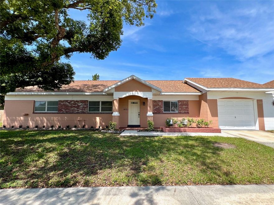 Welcome home to this timeless, solid block mid-century residence with everyday comfort in a location that keeps you connected to it all.
Enjoy an active lifestyle with walkable access to Southport Park, including baseball fields, basketball courts,  playgrounds, and scenic walking paths.  
Inside, original terrazzo floors run throughout — durable, low-maintenance, and pet-friendly. The spacious kitchen flows into the dining and living areas, creating an ideal layout for entertaining or daily enjoyment. A screened in patio with a wide sliding glass door offers effortless indoor-outdoor living. A dedicated storm closet adds an extra layer of peace of mind.
The primary bedroom is comfortably sized, while two additional bedrooms provide flexibility for guests, a home office, or hobbies. Ample storage throughout, with laundry conveniently located in the garage.
Step outside to a backyard designed for gathering, perfect for entertaining, relaxing evenings, or letting pets enjoy the outdoors.
The HOA offers added value with community pools, playgrounds, and select exterior home maintenance.  
Ideally located just minutes from Orlando International Airport, Highway 528, shopping, dining, and everyday conveniences—making commuting and travel a breeze.
Recent updates include a 2018 roof, 2021 water heater, new range and dishwasher, updated toilets, window blinds, and a refreshed guest bath vanity. Move-in ready and full of potential, this home is ready for its next chapter.