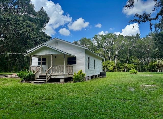 Whether you're searching for your forever home or a smart INVESTMENT OPPORTUNITY, this CHARMING & UPDATED 3 Bed/ 1 Bath home in NORTH BROOKSVILLE is one you don't want to miss!! Tucked away in a peaceful & private setting, this WELL-MAINTAINED 1948 home blends vintage character with modern updates, including a METAL ROOF, 2020 HVAC, & BRAND NEW FLOORING throughout! Situated on 3 LOTS TOTALING HALF AN ACRE, the property features a PRIVATE WELL & OWNED WATER SOFTENER SYSTEM. A 40'x 32" CONCRETE FOUNDATION (from prior home) adjacent to the home provides a UNIQUE OPPORTUNITY FOR EXPANSION OR A NEW STRUCTURE. Enjoy exceptional PRIVACY with a wooded community lot to the east & four additional wooded lots to the north.
Looking for more space? TEN SUBDIVIDED LOTS TOTALING 1.4 ACRES ARE ALSO AVAILABLE FOR PURCHASE (MLS# TB8327426 / 2250126). DON'T MISS THIS RARE CHANCE TO OWN YOUR OWN PRIVATE SANCTUARY WHERE WILDLIFE IS YOUR NEIGHBOR! Property is zoned R1A, Flood zone X (non-flood), NO HOA, NO CDD. Zoned for MFH or SFH. Only 10 minutes to Suncoast Pkwy/ 589 & 15 minutes to US 19 where adventure awaits with endless water/ fishing/ & hunting opportunities!