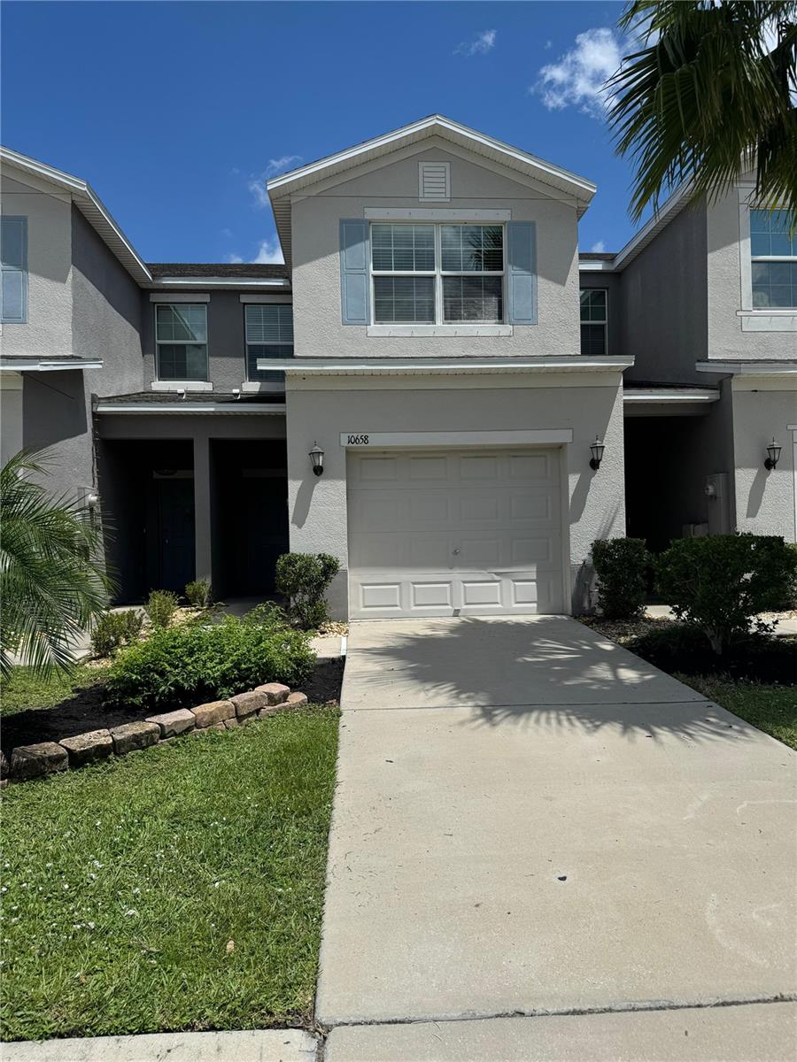 Welcome to this beautifully maintained townhome in the desirable Riverview Lakes community!This residence features a modern kitchen with a full appliance package, 36” raised-panel cabinets, and a programmable thermostat for comfort and efficiency. Enjoy low maintenance ceramic tile flooring in the foyer, kitchen, laundry room, all baths and great room, luxury vinyl plank flooring throughout the bedrooms, along with ceiling fans throughout the home. A 40- gallon electric water heater and an upgraded Florida friendly landscaping package add to the convenience and appeal. Just minutes from Apollo Beach and Little Manatee River State Park, Riverview Lakes offers excellent recreation and leisure opportunities, plus easy access to prime shopping and dining.Centrally located near I-4 and I-75, commuting to Tampa and surrounding areas is a breeze. The HOA fee includes exterior maintenance, water, and sewer providing near maintenance free living in this charming townhome.