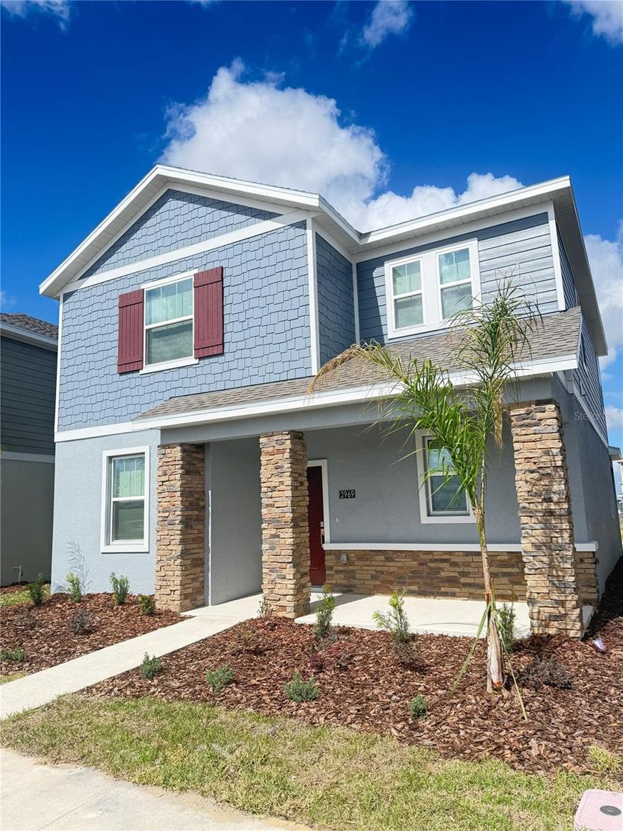 Brand new and beautifully designed 3-bedroom, 2.5-bath home located in the highly desirable Wellness Ridge community in Clermont. This spacious home features an open floor plan, modern kitchen with stainless steel appliances, and plenty of natural light. The primary suite includes a large walk-in closet and private bathroom. Enjoy the convenience of a 2-car garage and energy-efficient features throughout the home.
Residents of Wellness Ridge enjoy an amazing resort-style clubhouse, swimming pool, playground, and scenic walking trails, offering a wonderful lifestyle for families and outdoor living.
Conveniently located near shopping, dining, major highways, and zoned for Grassy Lake Elementary, East Ridge Middle School, and Lake Minneola High School.
Move-in ready and perfect for comfortable Florida living. RENTAL INCLUDES INTERNET!