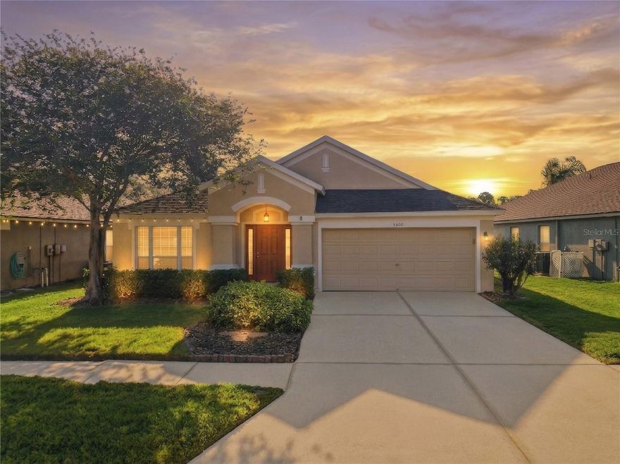 Welcome to Lexington Oaks, one of Wesley Chapel's premier Golf Communities! Offering 4 full bedrooms and 2 baths, this home is move in ready! Featuring an open concept with plenty of space for entertaining. Enjoy lots of room to cook and prep in your light and bright kitchen with white quartz counters and brand-new stainless-steel appliances. Brand New Luxury Plank Vinyl in main living areas and Brand-New Carpet flooring & paint throughout the home's interior. Roof & HVAC have recently been updated in the last few years and there's a brand new water heater. Enjoy your coffee sitting outside in your screened in room watching nature on your pond view lot. Yard is fully fenced! This community has a very low CDD fee but includes lots of amenities like: A 2,400 sq ft Fitness Center with 24hr access, 175,000 Gallon Pool that is heated in the winter so it's accessible year round, Covered outdoor yoga pad, basketball & tennis courts, playground with padded surface to help prevent injuries and a fully functional community center that includes a kitchen, wifi, large tv and is available for rental. Be the first to enjoy the newly built Lexington Oaks Hub that was just built in front of Lexington Oaks & has new businesses just moving in and having grand openings! Within 10-15 minutes of the Outlet Mall and lots of other shopping, grocery and restaurant options. Call now for your very own tour!