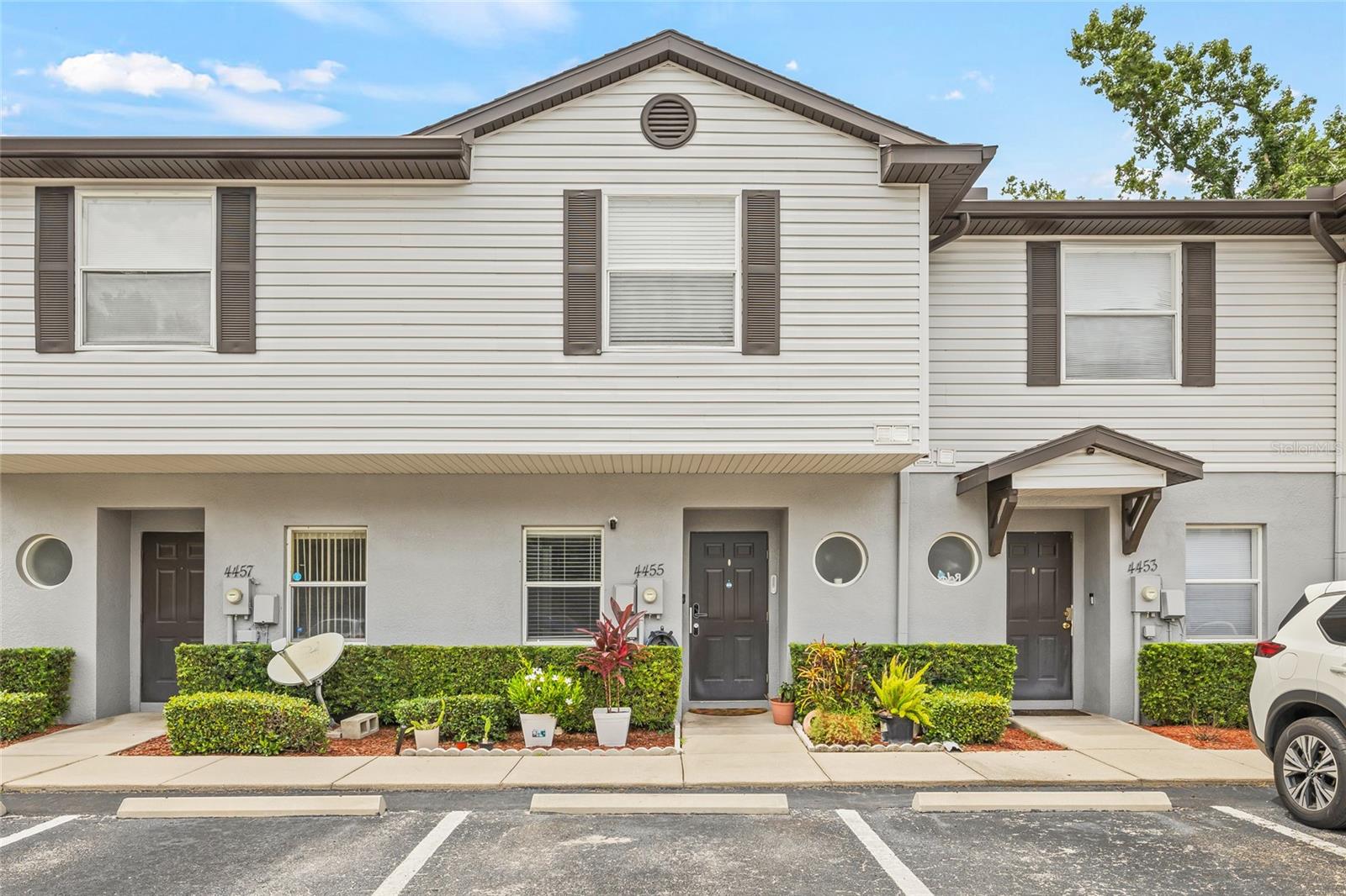 Welcome to this charming 3-bedroom, 2-bathroom townhome nestled in a quiet, well kept community that offers peace, privacy, and convenience. This thoughtfully laid-out home provides a fantastic canvas for someone looking to add their own personal touch and create a space that truly reflects their style. From the moment you walk in, you'll notice the generous living spaces, functional layout, and natural light that flows throughout. The kitchen offers plenty of cabinet space and a cozy dining area perfect for everyday meals or entertaining guests. Upstairs, you'll find comfortably sized bedrooms with ample closet space and two full bathrooms ready to be refreshed with your favorite finishes. Step outside and enjoy the perks of low maintenance living this community offers a sparkling pool, beautifully maintained common areas, and a low monthly HOA fee that conveniently includes water. Whether you're a first-time homebuyer, someone looking to downsize, or an investor seeking a promising property, this home has endless potential. Add your own style and make this townhome your own. Opportunities like this don’t last schedule your private showing today!