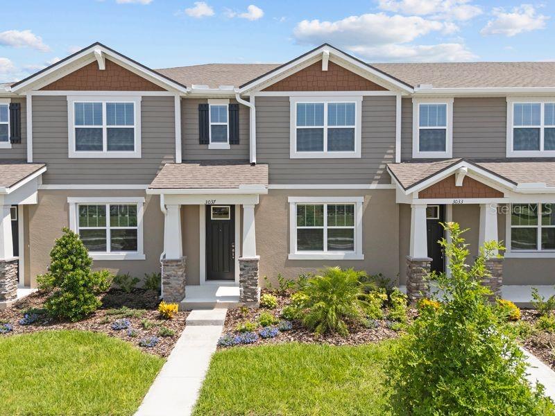 Washer, Dryer, & Refrigerator Now Included! NEW COMMUNITY IN APOPKA! See sales team for more information regarding reduced rates and closing cost incentives. The Catalina is a harmonious blend of style, functionality, and comfort, offering a lifestyle that caters to your every need. As you step inside you are greeted by an open-concept design that seamlessly integrates the gathering room, dining room, and kitchen, creating an inviting space for both everyday living and entertaining. This townhome features 3 bedrooms, providing flexible living options for families, professionals, or those in need of a dedicated home office space. The loft adds an additional dimension, allowing you to customize this versatile area to suit your lifestyle. Visit the Meadowlark Landing sales center today!