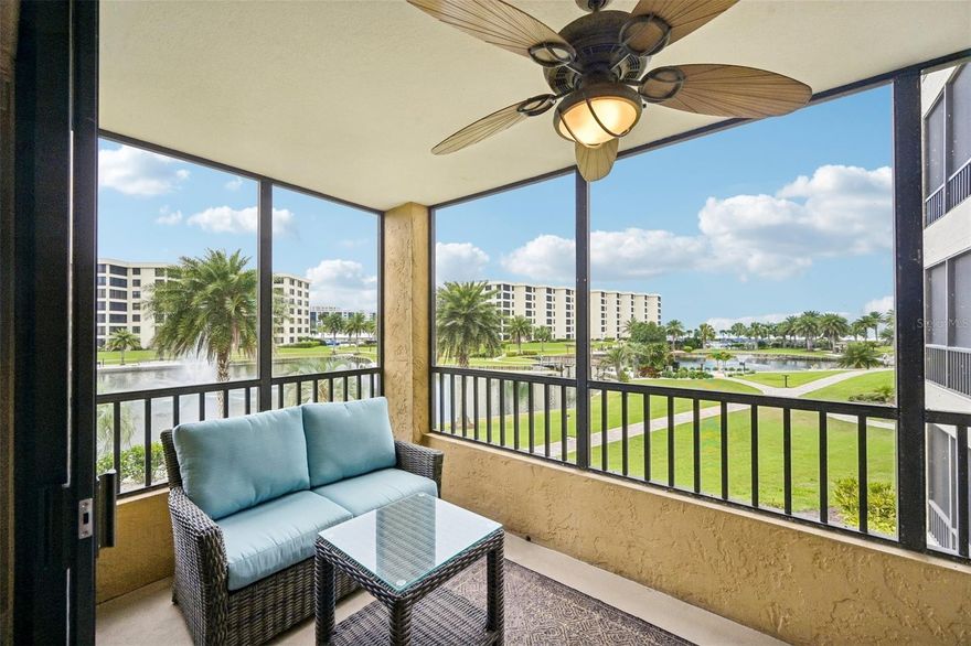 Welcome home to Gulf & Bay Club, the premier condominium community on Siesta Key Beach. Enjoy stunning views of the freshwater lake, fountains, island lagoon, swimming pools, sandy beach, and the Gulf of America from your private lanai. Step into this beautifully remodeled Turnkey Furnished, 2-bed, 2-bath condo offering modern finishes and thoughtful upgrades throughout. The kitchen features solid white wood cabinets, granite countertops with tile backsplash, and stainless-steel appliances. A custom built in desk offers a dedicated workspace, blending functionality with high end design. Both bathrooms have been thoughtfully redesigned with contemporary finishes and feature spacious walk-in showers. The private laundry room is equipped with full size washer and dryer. A new impact-rated entry door adds peace of mind. Relax on the screened-in lanai and enjoy your morning coffee or evening cocktails.  Gulf & Bay Club spans 32 acres with 800 feet of private beach and offers unmatched amenities including three heated pools, indoor spa, dry saunas, tennis, pickleball, shuffleboard, billiards, a commercial-grade fitness center, BBQ and picnic areas, electric car charging stations, a car wash area, two clubhouses, 24-hour gated security, and a guest suite that can only be rented by owners. Wi-Fi is available throughout the property.  Located adjacent to the world-famous Siesta Key Public Beach, ranked #1 in the U.S. by TripAdvisor for its powdery white quartz sand. Whether you are looking for a seasonal sanctuary or a permanent piece of paradise, this condo offers a rare opportunity to enjoy resort-style living in one of Florida’s most coveted coastal communities.