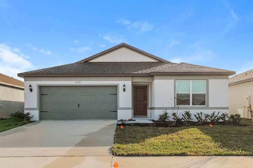 One or more photo(s) has been virtually staged. This home includes quality amenities, required resident services, Smart Home technology, and professional maintenance through ProCare®. Estimated total monthly payment is $2,102.00, which includes the base rent of $1,925.00 plus required resident services: Air Filter Delivery Fee ($9.95), Community Internet ($38), Landscaping Fee ($79), Smart Home with video doorbell ($40), and Utility Billing Service Fee ($9.95). Base rent may vary depending on the lease term selected. Please refer to the listing for a full price breakdown. Pricing and availability are subject to change and application approval. This home is located in Caldera, a planned community featuring newly constructed 3–4 bedroom homes with stainless steel appliances, quartz countertops, and kitchen islands. Residents benefit from a convenient location with access to major highways for travel to Tampa, Orlando, and Lakeland. Invitation Homes provides professionally managed rental properties that include Smart Home technology and private yards. Required resident services are part of the Lease Easy bundle and are billed monthly in addition to rent. Additional monthly fees may apply for pets and pools in accordance with community guidelines. Home Features and Amenities: Air Conditioning, Fenced Yard, Garage, Kitchen Island, Long Lease Terms, Open Floorplan, Patio, Pet Friendly, Primary Bedroom on Main, Quartz Countertops, Recessed Lighting, Single-Story Home, Smart Home System, Stainless Steel Appliances, Tile Flooring, Walk-In Closet, Washer/Dryer Hookups, and professional management by Invitation Homes.