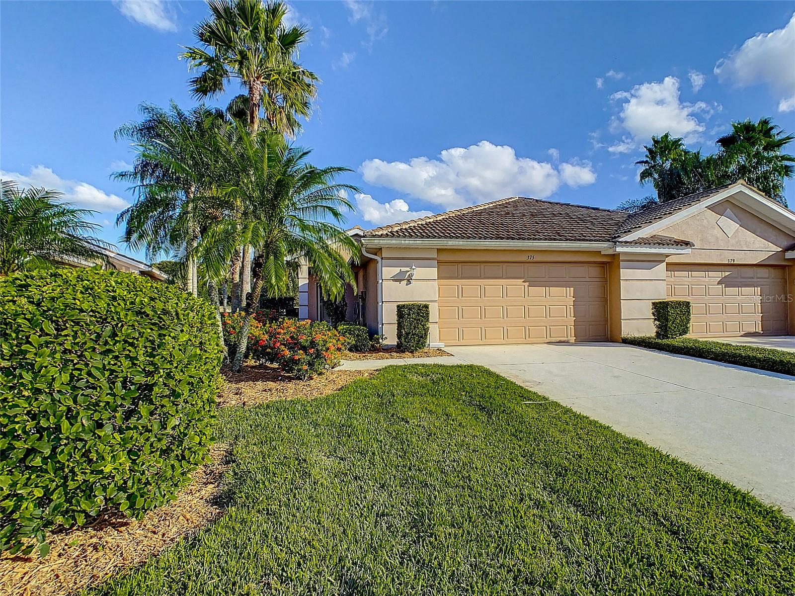 Don’t Miss This Immaculate 2-Bedroom Villa in Stoneybrook at Heritage Harbour!
Step into comfort and style with this beautifully maintained and thoughtfully upgraded 2-bedroom, 2-bathroom villa, complete with a 2-car garage and offered partially furnished. Nestled in the peaceful, maintenance-free, gated community of Stoneybrook, this home offers a perfect blend of elegance, functionality, and Florida charm.
The split floor plan features ceramic tile in the main living areas, plush carpet in the bedrooms, and crown molding throughout. The upgraded kitchen is a chef’s delight with Maple cabinetry, slide-out lower cabinets, Corian countertops, recessed lighting, a reverse osmosis water system, and stainless steel, fingerprint-resistant Whirlpool appliances—including a brand new dishwasher (2024).
Relax in the spacious master suite featuring a custom walk-in closet, serene golf course views, and a luxurious bathroom with dual cultured marble sinks, a vanity, and a walk-in shower. The oversized garage provides ample space for storage, bikes, or beach gear.
Enjoy tranquil mornings or relaxing evenings on the screened lanai with picturesque nature and golf course views ON THIS PREMIUM LOT —right on the Arthur Hills-designed course (no mandatory golf fees!). Enjoy the Heated Jr. Olympic pool, 24-hour fitness center,
Tennis, pickleball, basketball, volleyball, and cornhole. As well as Bocce Ball and Fishing lake, jogging trails, and sports fields,
Clubhouse, on-site restaurant, and a full social calendar with events, classes, and clubs.
Low HOA fees cover exterior maintenance, lawn and shrub care, roof, pest control, mulching, and pressure washing—plus low insurance rates, making this home a smart investment or ideal seasonal retreat. INVESTOR FRIENDLY with flexible rental policies of minimum 30 days, 12 times per year (check HOA guidelines).
Located minutes from boating on the Manatee River and just a short drive to world-renowned Gulf beaches, Stoneybrook in Heritage Harbour offers over 2,500 acres of scenic beauty and active Florida living. Heritage Harbour Marketplace has an abundance of shopping with Costco, Target, Hobby Lobby to name a few, and extensive dining and food choices with Millers Ale House, Longhorn Steak House, Seasons 52, Portillos and many more to come. Schedule your private tour today! Seller offering a $3000 Credit at closing towards painting