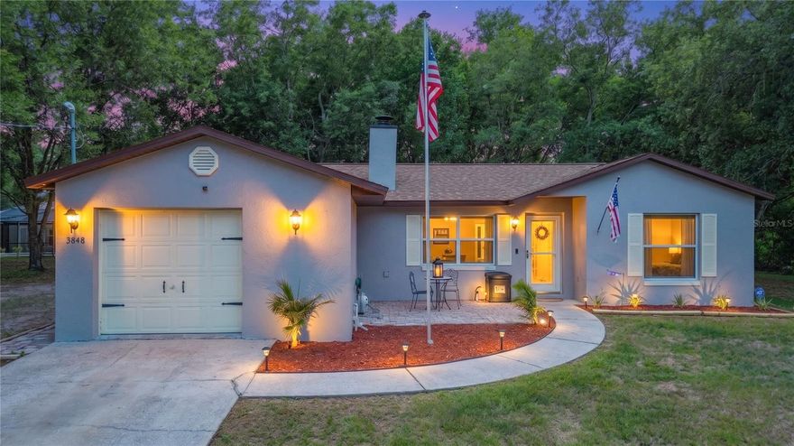 This beautifully maintained and fully remodeled 2-bedroom, 2-full bathroom home is perfectly situated on a spacious double corner lot measuring .44 acres in the desirable Inverness area. Conveniently located near restaurants, hospitals, schools, shopping, and more, this residence offers both comfort and accessibility. The interior boasts elegant LVP flooring in the living area, complemented by a cozy wood-burning fireplace. Recent updates include a roof replaced in 2023, HVAC system from 2017, newer appliances, and modern plumbing fixtures throughout. Additional features include a freshly painted interior and a large 9.5x20 shed, providing ample storage space. This charming home is move-in ready and offers a fantastic opportunity to enjoy a well-cared-for property in a prime location.