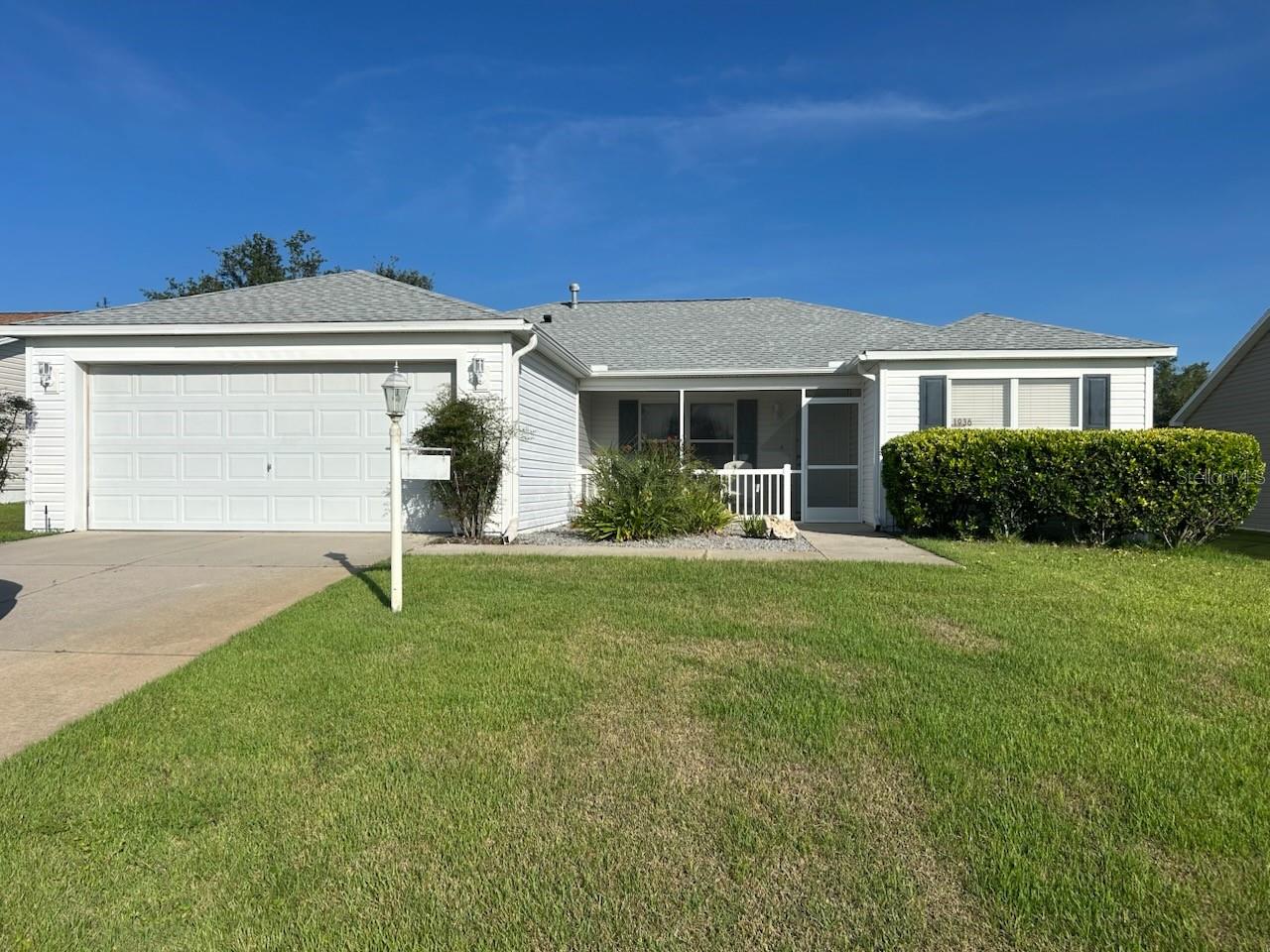 Welcome to this TURNKEY 3/2 Amarillo model, nestled in the heart of The Village of Amelia. Just minutes away from Lake Sumter Landing and all the very best of The Villages indoor-outdoor lifestyle. .
This Fully Furnished and beautifully maintained home offers a bright, open floor plan, where the living room, dining room and kitchen all flow together. The Open Kitchen features a Central Island with plenty of space for seating & tons of storage. You'll love the diagonally laid ceramic tile flooring throughout, providing a clean, cohesive and seamless look...plus easy to maintain. The spacious primary suite features dual walk-in closets, dual sinks, a walk-in shower, and separate water closet for added privacy & comfort. On the opposite side of the home, two guest bedrooms share a full bath and a generous linen closet, creating a perfect setup for guests all tastefully decorated.
Additional standout features include:
* 2017 Quiet Tech Golf Cart Included in sales price, with low miles!
* Bond Paid Off
* 2024 Roof
* 2022 HVAC
* Surge Protection & Soft Water Filtration System
* Screened Lanai with concrete pad attached for grilling & Screened Front Porch
Whether you're seeking a seasonal getaway or a full-time residence, this move-in ready gem checks all the boxes. The Village of Amelia offers a wealth of recreational opportunities, with the most beautiful Championship Golf Course....Amelia, right in your neighborhood. The Amelia Pool, right out your back door and Havana & Mallory Country Clubs right down the street. Homes like this don't come along often-schedule your private showing and start living the lifestyle you've been dreaming of.