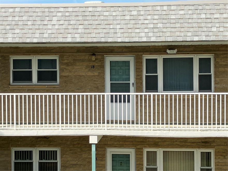 Friendly 55+ condo community with covered parking, heated swimming pool, clubhouse activities. Two bedroom, one bath unit on the second floor, faces South. Newer windows and A/C. Furnished or empty - your choice. Gas stove. Florida room. Beaches are a short drive away, within five miles. Bay Pines VA hospital within 3 miles. Convenient to shopping, e.g. Publix is one block away.