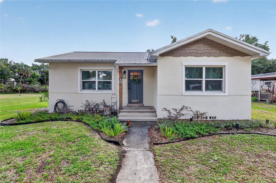 Stunning Bartow Bungalow! This 3/2 home has been updated throughout. Original Maple Hardwood Floors have been professionally restored, new metal roof, tankless water heater and so much more. This spacious open floor plan allows for an easy entertaining space and todays lifestyles.  Large master suite boasts a fantastic walk-in closet, bathroom has dual sinks with leather granite counter tops.  New kitchen is not only functional but has new stainless steel wifi appliances, center mobile industrial island seats 6 guest, soft close drawers and doors, dove tail drawers, stylish handles, leather granite counter tops with a waterfall edge.  This stunning property is in an established neighborhood, NO HOA, NO CDD, and a large yard on a treelined street! Backyard, has plenty of room to install a new pool. Call today for your private showing