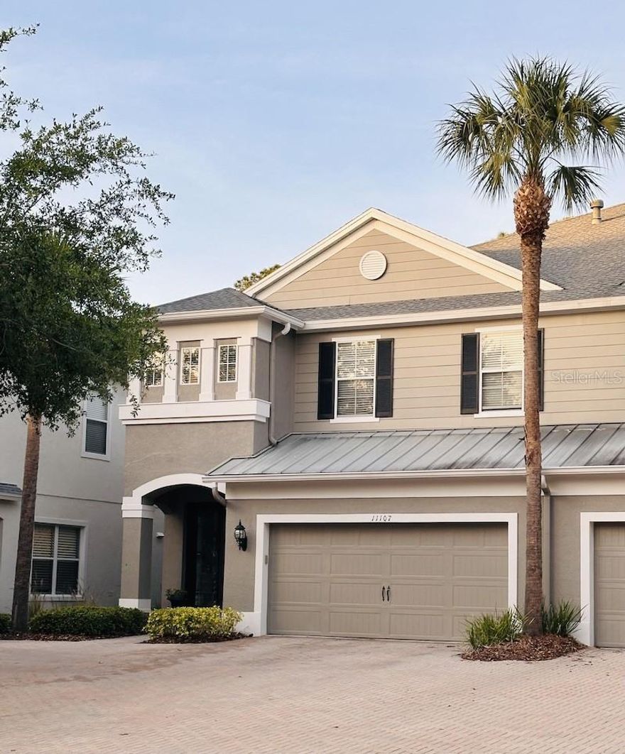 Searching for a home that blends effortless living with elevated style—and places you in one of Tampa’s most sought-after school districts? Welcome to a rare opportunity in the highly desirable Highland Park community.

This beautifully maintained 2,863 sq. ft. residence offers 4 spacious bedrooms, 3.5 bathrooms, and a thoughtfully designed layout that balances everyday comfort with refined living—delivering exceptional value with more livable space at a compelling price-per-square-foot compared to smaller homes in the area. A dedicated office with custom built-ins creates the perfect work-from-home space, while a private sitting room off the primary suite provides a quiet retreat, nursery or gym space. The first-floor guest suite, complete with its own access to an extended, covered, and elegantly paved patio, offers both privacy and convenience for visitors or multi-generational living.

Inside, timeless upgrades shine—granite countertops in the kitchen, durable and stylish luxury vinyl plank flooring, and brand-new carpeting to be installed prior to closing—ensuring a move-in-ready experience. Enjoy true peace of mind with major updates already completed, including fresh exterior paint in 2022, a new roof (2022) and two new AC units (2023).

Beyond the home, Highland Park delivers a lifestyle that’s second to none. Centered around picturesque Galt Lake, residents enjoy a resort-style pool with lap lanes and zero-entry access, a state-of-the-art fitness center, and a vibrant calendar of community events designed to bring neighbors together.

Perfectly located, you’re just 30 minutes from Florida’s renowned Gulf Coast beaches, Tampa International Airport, top-rated hospitals, and an abundance of premier shopping and dining options.

Opportunities in Highland Park Coach Homes are rare—and highly sought after. Don’t miss your chance to experience this exceptional home and community. Schedule your private showing today and take the first step toward making it yours.