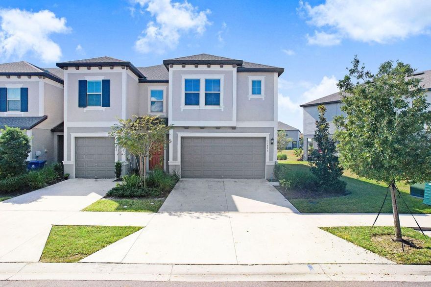 Located in the award-winning Eperson Ranch Lagoon Community this 2022 built townhome offers a modern open-concept layout.  With a gourmet kitchen that has stainless steel appliances, granite countertops and a large breakfast bar that is great for your morning coffee or a quick meal.  The three spacious bedrooms are located upstairs with the master featuring a nice walk-in closet.  The upstairs also has a bonus loft and laundry room with extra storage.  The covered patio is great for relaxation after a long day, or entertaining friends and the attached garage is a great benefit on a rainy day.  Wi-Fi, basic cable and lawn care are included.  Pet friendly with up to 2 dogs allowed with owner approval. Pet rent: $25 per month for the first pet and an additional $10 per month for second pet.  The community offers walking trails, a playground, dog park and golf cart friendly.  
Lagoon Resident Benefits are available for an additional $100 per month.  This will give you access to the sandy beach area, swim-up bar, water slides, cabanas, kayaking and paddleboards.    
Prime Location: Minutes to I-75, Wiregrass Mall, KRATE at The Grove, and top-rated schools.
Available January 1, 2026, Now Accepting inquiries and applications for future tenants, secure your spot in this high-demand community before it is gone.