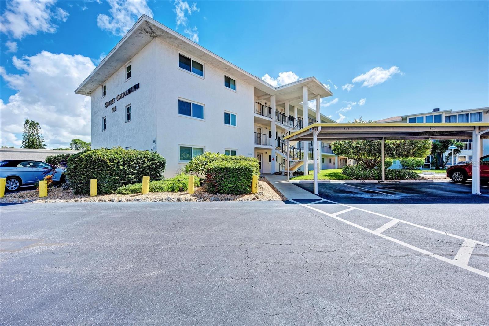 Welcome to your new slice of paradise on Venice Island—where laid-back coastal living meets everyday convenience. This furnished, tastefully updated condo is move-in ready and has everything you need to enjoy the Florida lifestyle. It comes with a newer roof and access to a freshly updated, heated community pool, perfect for just soaking up the sun.
Inside, the condo has a bright, open floor plan that feels spacious and airy. The living area offers plenty of room for both lounging and dining, and the kitchen has been updated with modern appliances, stylish finishes, and plenty of storage. The primary suite includes a walk-in closet and private bath, while the second bedroom is flexible enough for guests, a home office, or a cozy den.
Laundry is just a couple of doors down on the same floor—super convenient. Your assigned covered parking spot is right next to the stairs that lead straight to your front door, or you can take the elevator if you’d rather skip the steps.
Step out onto your private balcony to sip your morning coffee or wind down with a glass of wine while enjoying the lush, tropical surroundings. This is low-maintenance living at its best, giving you more time to enjoy the beach, the town, and everything in between. Nestled on Venice Island, this condo is just a stone’s throw from all the attractions this charming coastal town has to offer. The location truly couldn’t be better—Venice Beach is only a mile away, Publix is right across the street, and downtown Venice is just a short walk, where you’ll find great restaurants, cozy cafés, boutique shops, and the popular Saturday morning farmers market.