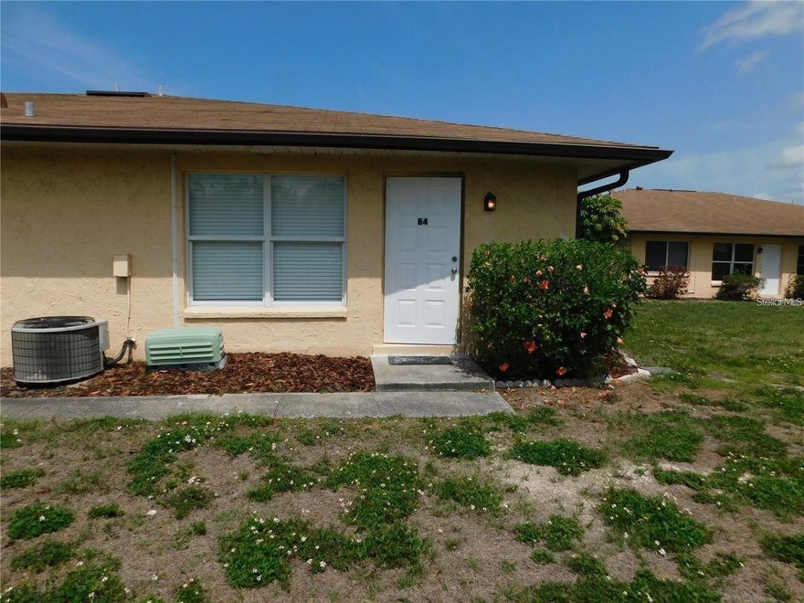 Seize the opportunity to live in a charming 1 bed 1 bath villa at 21150 Gertrude Avenue, Port Charlotte, FL 33952, where comfort meets convenience in this delightful 550 sq ft apartment. This thoughtfully designed 1-bedroom, 1-bathroom residence offers an inviting atmosphere perfect for anyone seeking a peaceful abode. Step inside to discover the elegance of granite countertops, a hallmark of the modern kitchen that sets the stage for creativity and entertaining. Luxury vinyl flooring throuhout. Recent update includes stainless steel convection oven and refrigerator. Bath also updated with new tile work and vanity. For comfort year round, the air conditioning was replaced this season with a new Ruud system. The open layout maximizes space and natural light, creating a warm and welcoming environment to relax and unwind. Newly Nestled in the community of Sunshine Villas, this apartment places you at the heart of Port Charlotte's finest offerings. Enjoy nearby parks, shopping, hospitals and dining, all within easy reach, making everyday living a joy. Revel in the tranquility of your surroundings while having the convenience of everything you need just minutes away. With its superb location and stylish features, this apartment is more than just a home. Experience the perfect blend of comfort and style, and make this charming space your own today.